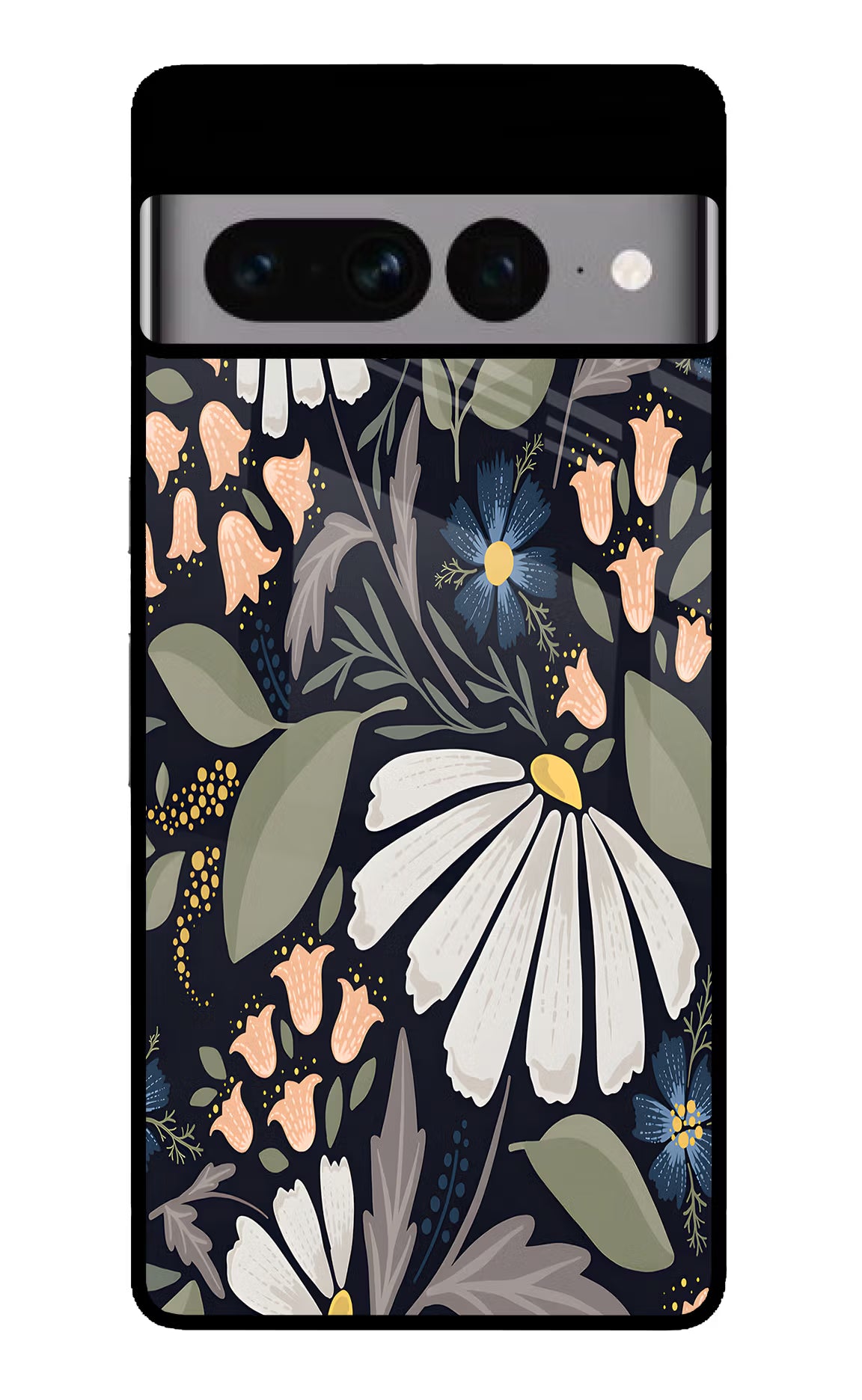Flowers Art Google Pixel 7 Pro Glass Case - Flowers Art Google Pixel 7 Pro Glass Case Flowers Art Google Pixel 7 Pro Glass Case
