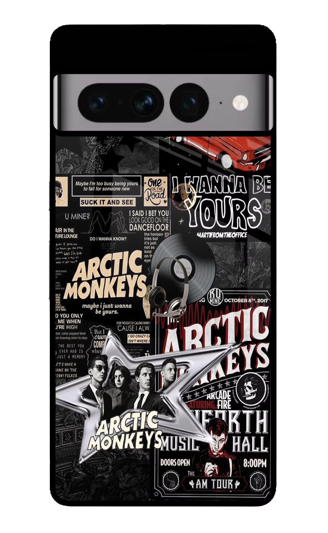 Arctic Monkeys Google Pixel 7 Pro Glass Case - Arctic Monkeys Google Pixel 7 Pro Glass Case Arctic Monkeys Google Pixel 7 Pro Glass Case