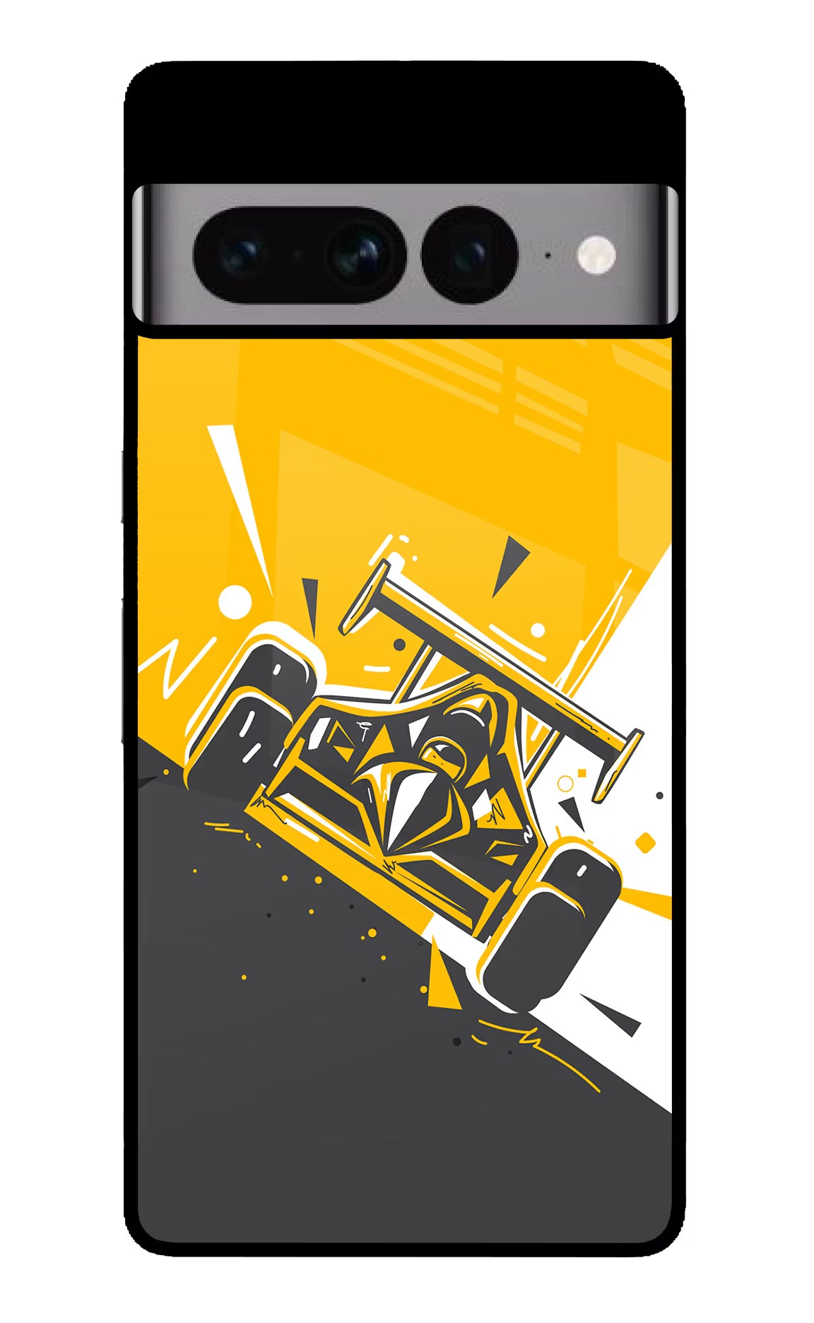 Track King Google Pixel 7 Pro Back Cover - Track King Google Pixel 7 Pro Glass Case Back Cover by Casekaro Track King Google Pixel 7 Pro Glass Case Back Cover by Casekaro