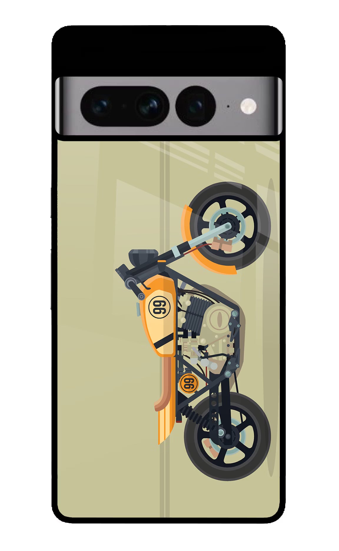 Vertical Speedster Google Pixel 7 Pro Glass Case - Vertical Speedster Google Pixel 7 Pro Glass Case Vertical Speedster Google Pixel 7 Pro Glass Case