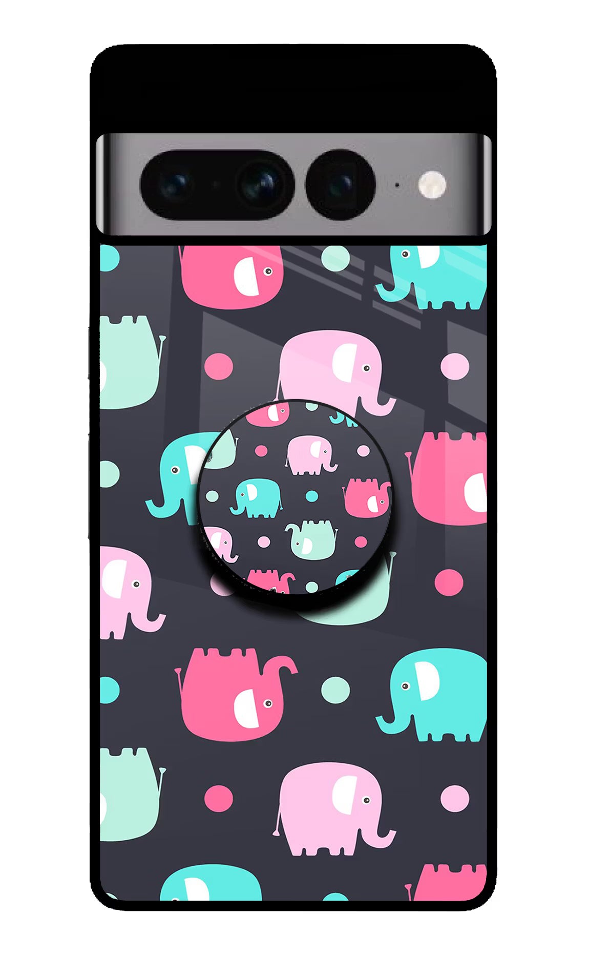 Baby Elephants Google Pixel 7 Pro Pop Case - Baby Elephants Google Pixel 7 Pro Pop Case by Casekaro Baby Elephants Google Pixel 7 Pro Pop Case by Casekaro