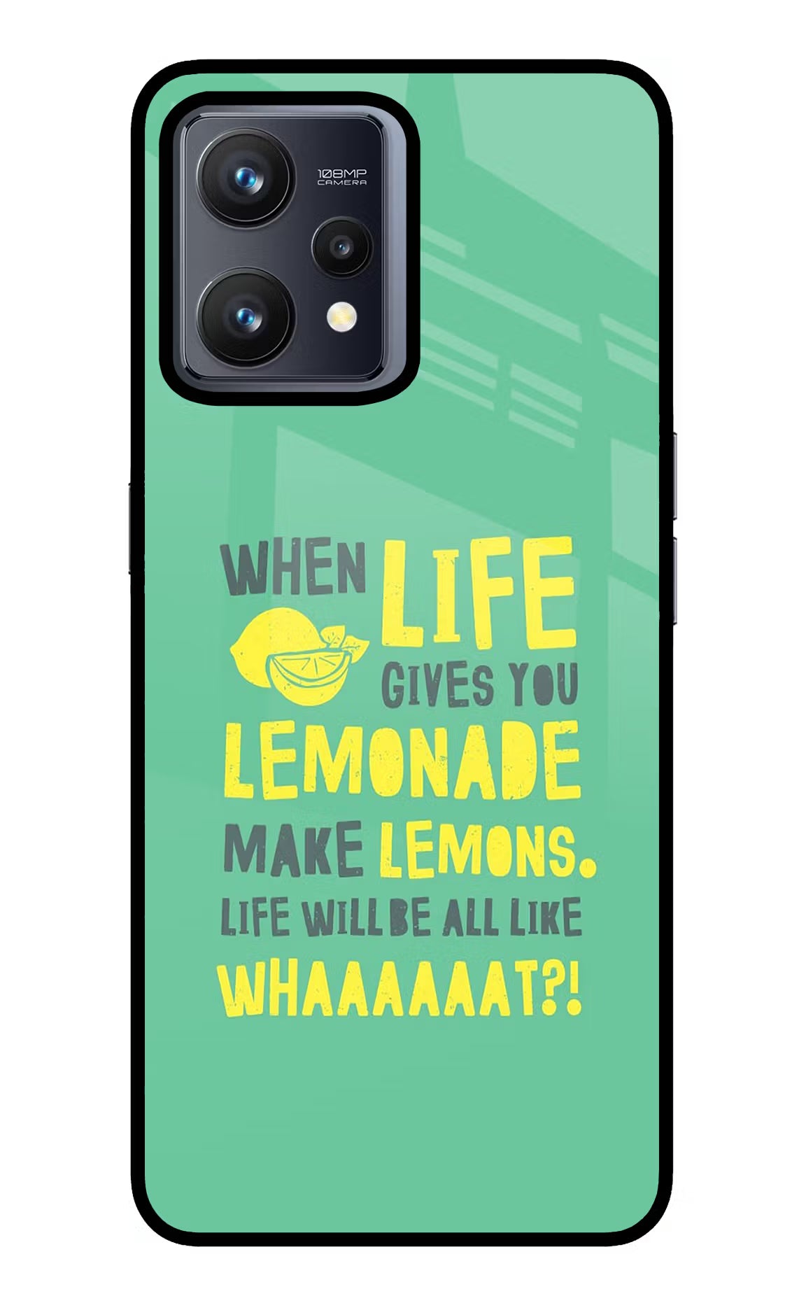Quote Realme 9 4G Back Cover - Quote Realme 9 4G Glass Case Back Cover by Casekaro Quote Realme 9 4G Glass Case Back Cover by Casekaro