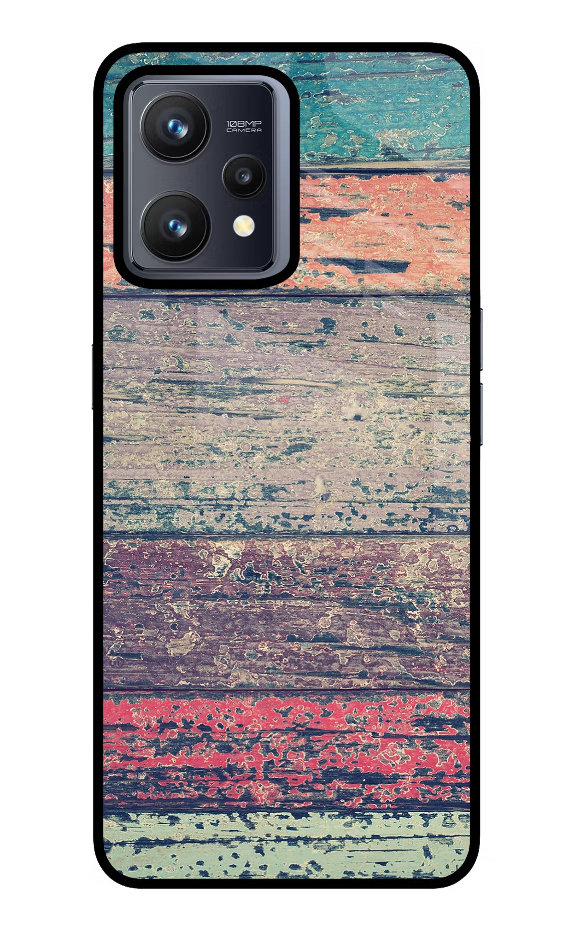 Colourful Wall Realme 9 4G Back Cover - Colourful Wall Realme 9 4G Glass Case Back Cover by Casekaro Colourful Wall Realme 9 4G Glass Case Back Cover by Casekaro