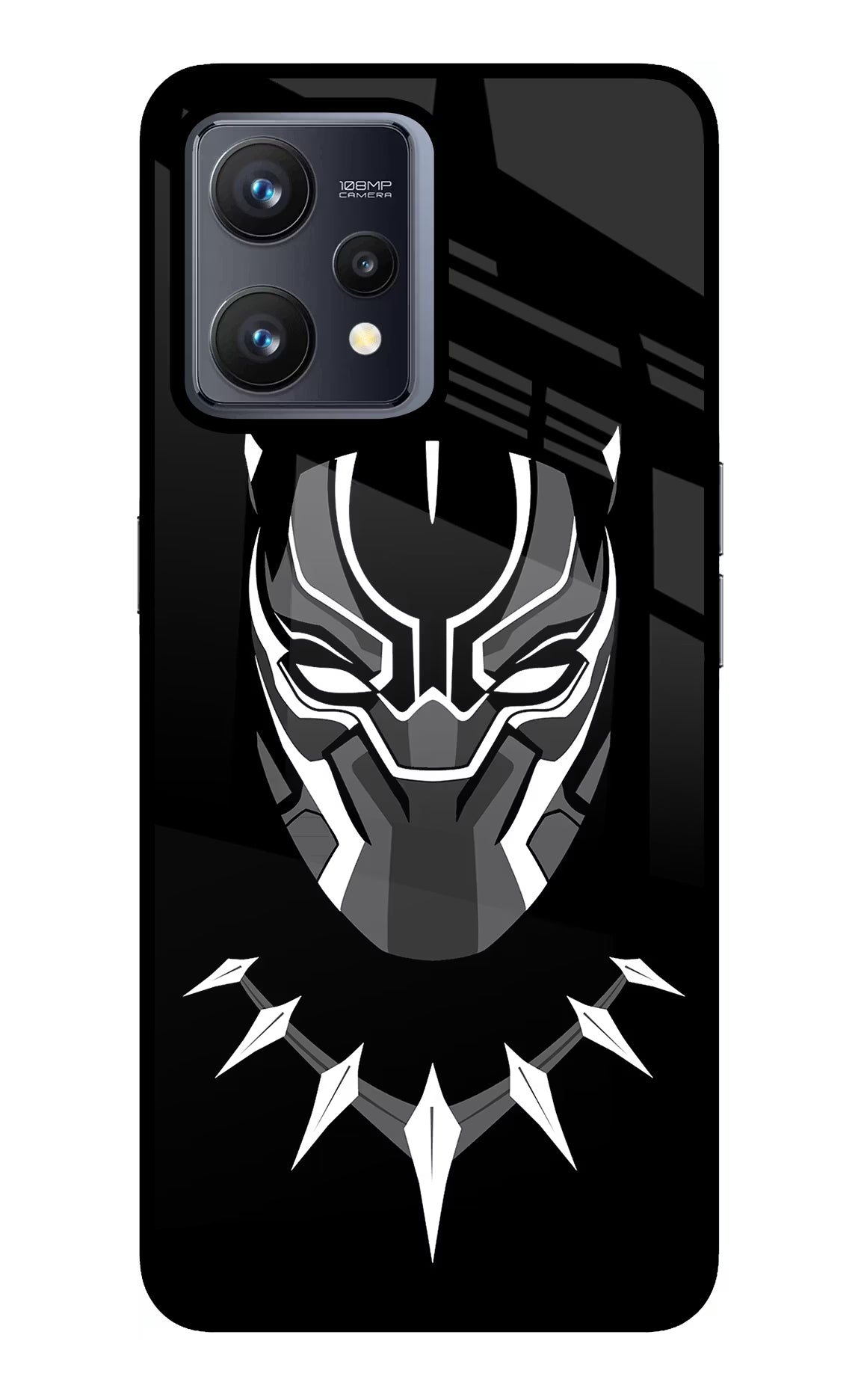Black Panther Realme 9 4G Glass Case - Black Panther Realme 9 4G Glass Case Black Panther Realme 9 4G Glass Case