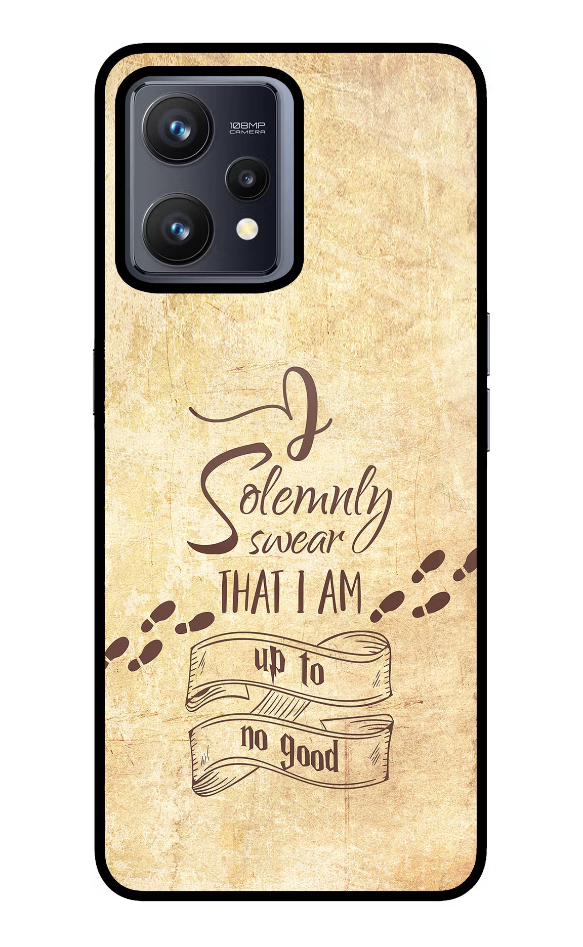I Solemnly swear that i up to no good Realme 9 4G Glass Case - I Solemnly swear that i up to no good Realme 9 4G Glass Case I Solemnly swear that i up to no good Realme 9 4G Glass Case