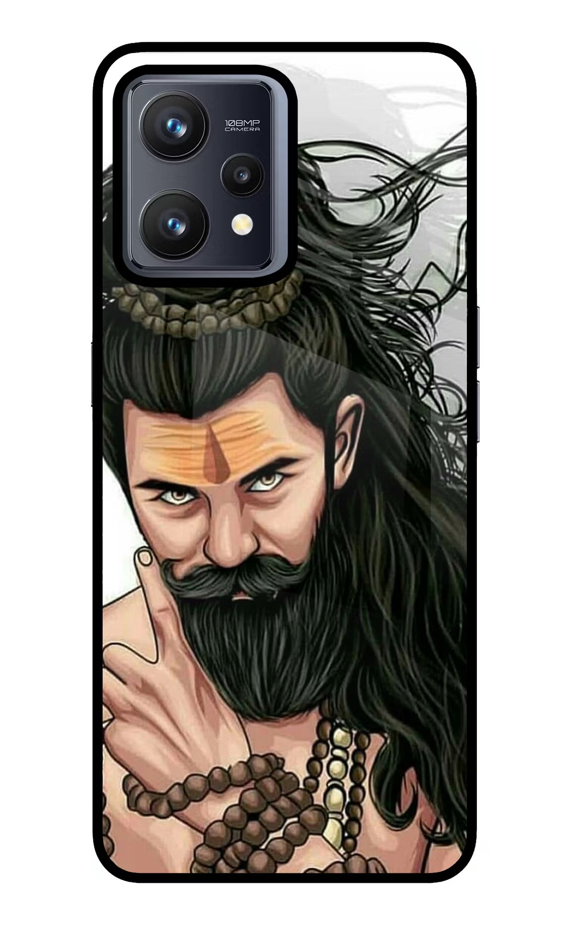 Mahadev Realme 9 4G Back Cover - Mahadev Realme 9 4G Glass Case Back Cover by Casekaro Mahadev Realme 9 4G Glass Case Back Cover by Casekaro