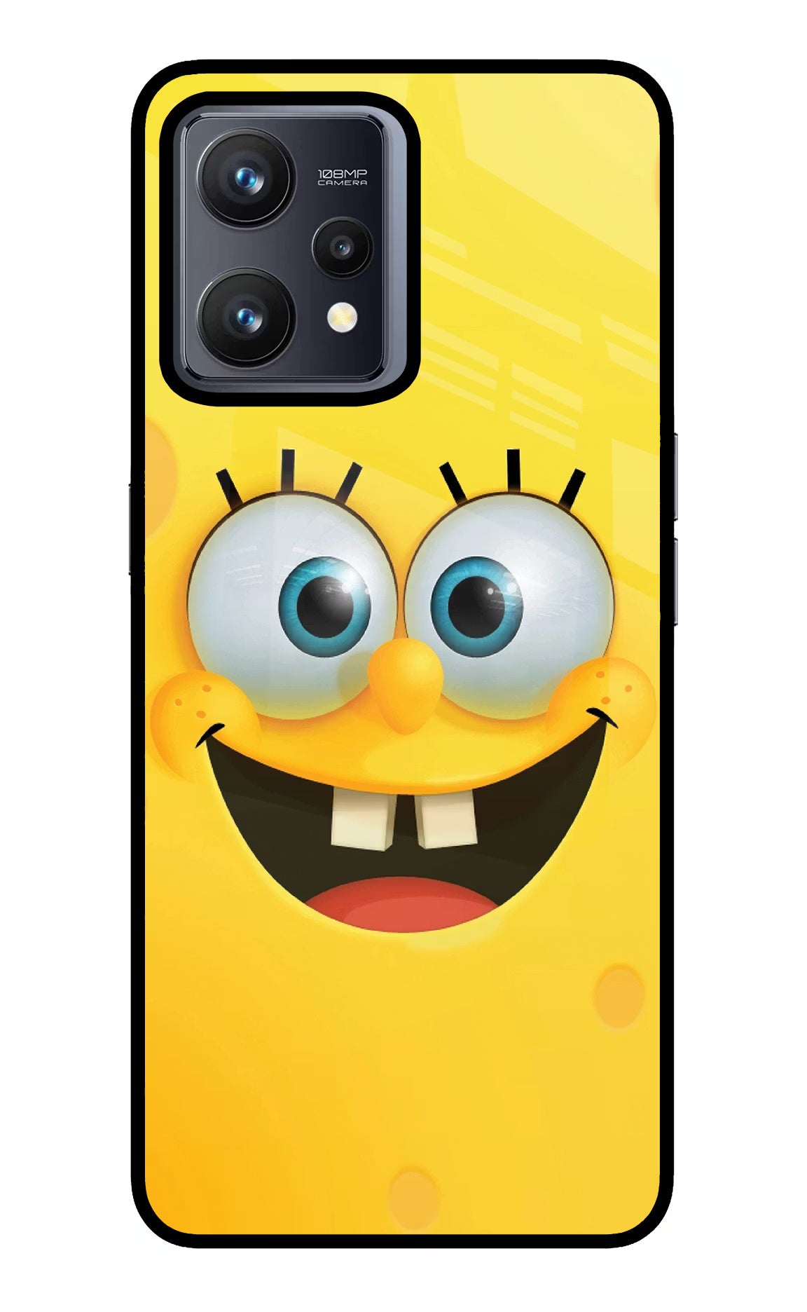 Sponge 1 Realme 9 4G Back Cover - Sponge 1 Realme 9 4G Glass Case Back Cover by Casekaro Sponge 1 Realme 9 4G Glass Case Back Cover by Casekaro