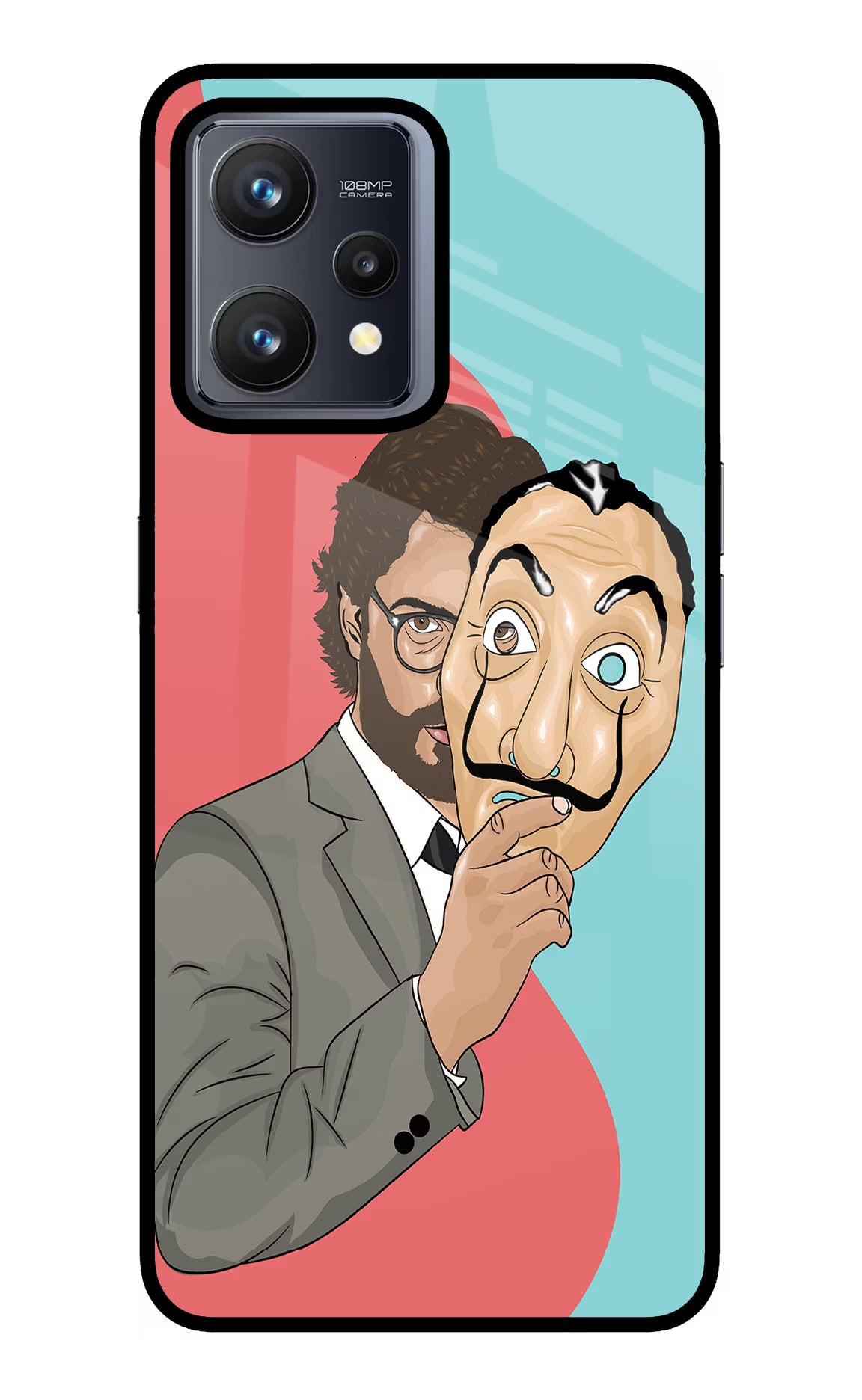 Professor Realme 9 4G Back Cover - Professor Realme 9 4G Glass Case Back Cover by Casekaro Professor Realme 9 4G Glass Case Back Cover by Casekaro