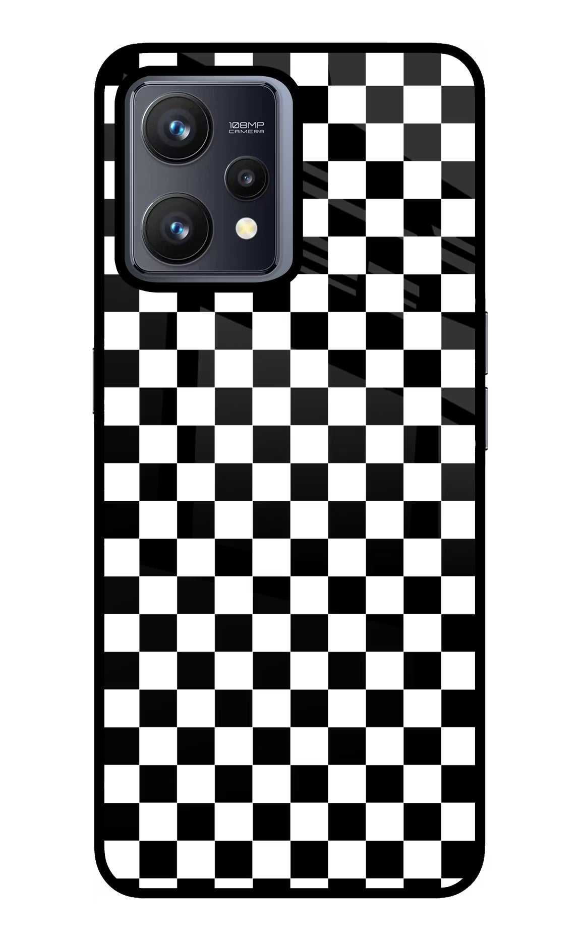 Chess Board Realme 9 4G Back Cover - Chess Board Realme 9 4G Glass Case Back Cover by Casekaro Chess Board Realme 9 4G Glass Case Back Cover by Casekaro