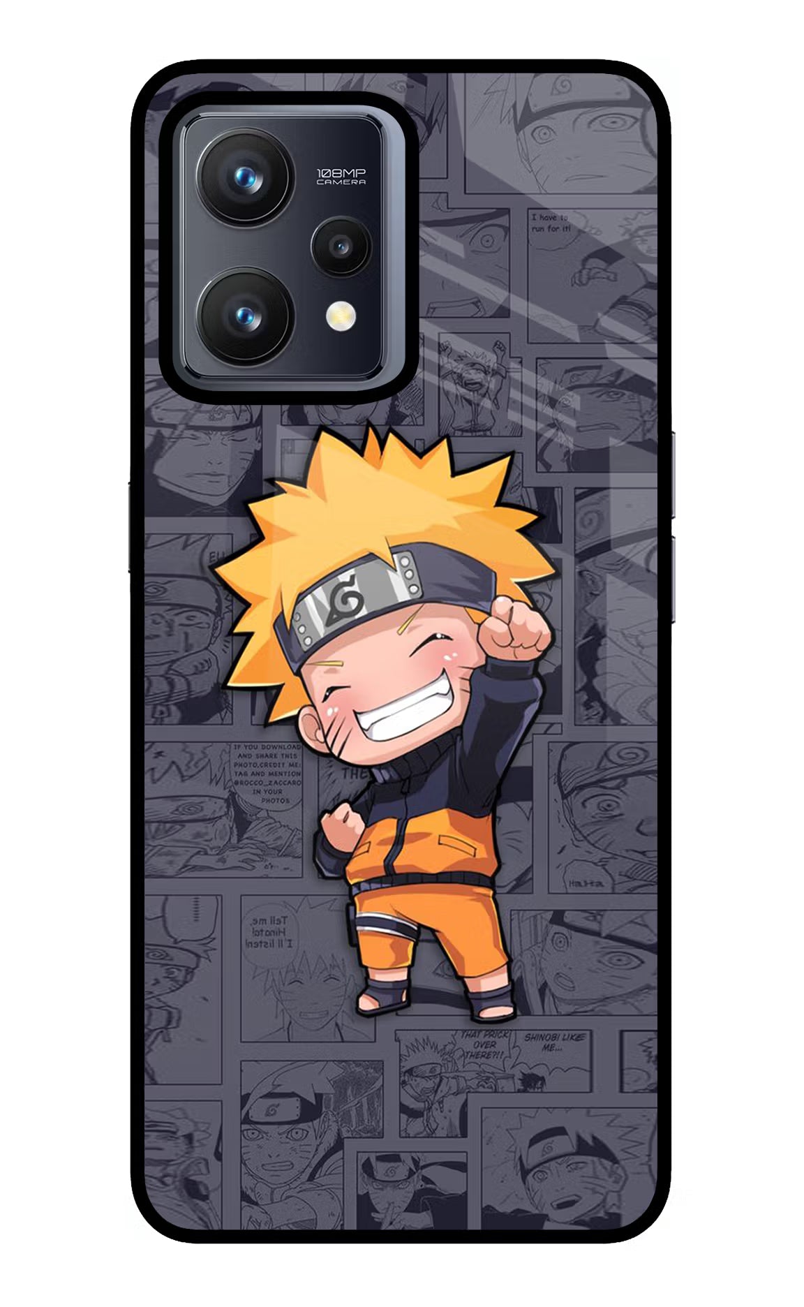 Chota Naruto Realme 9 4G Glass Case - Chota Naruto Realme 9 4G Glass Case Chota Naruto Realme 9 4G Glass Case