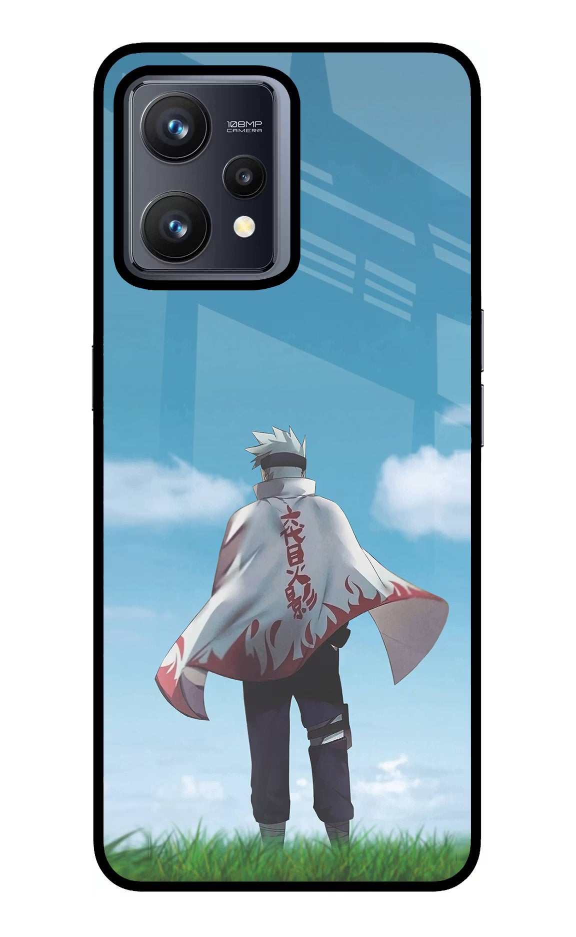 Kakashi Realme 9 4G Glass Case - Kakashi Realme 9 4G Glass Case Kakashi Realme 9 4G Glass Case