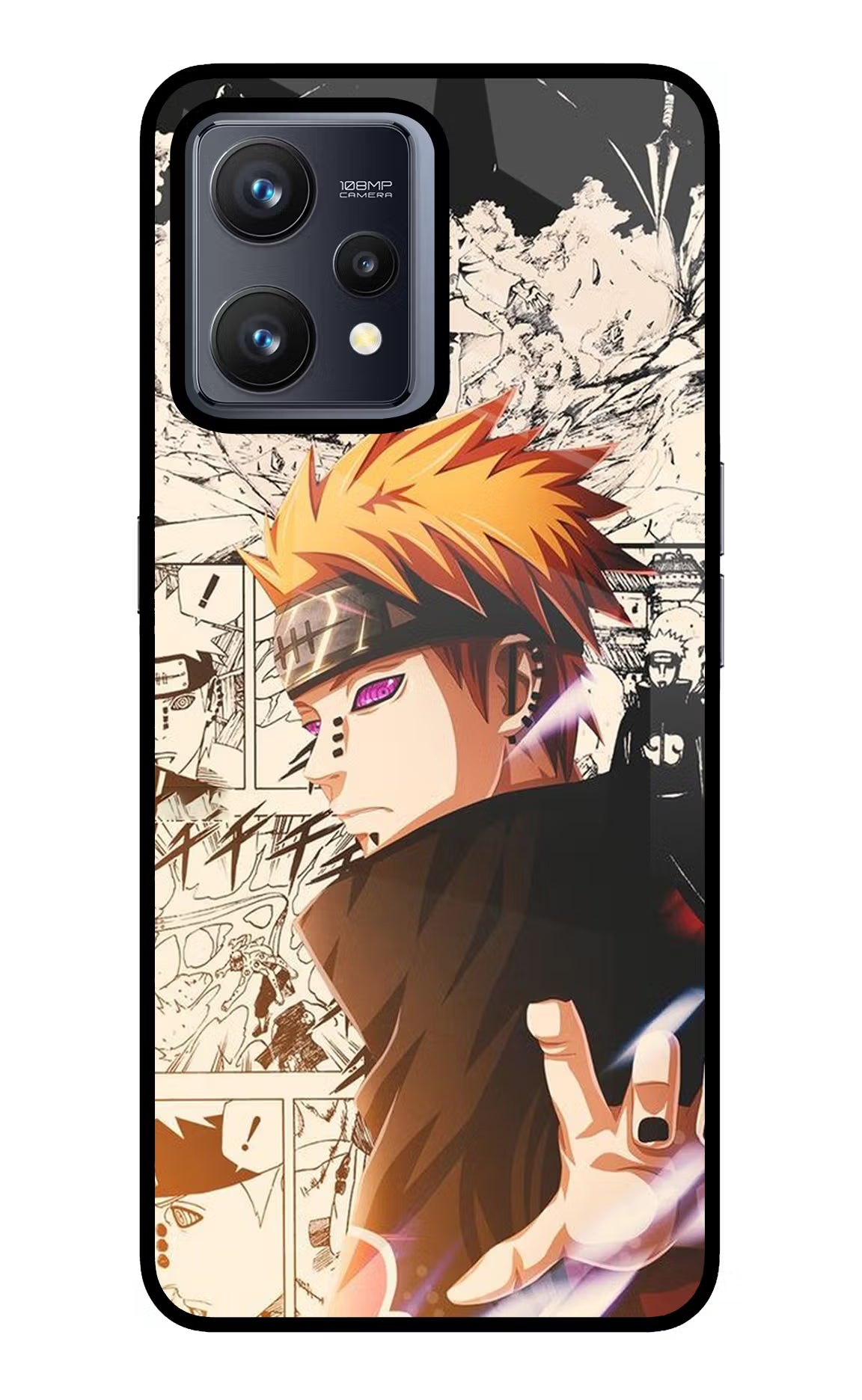 Pain Anime Realme 9 4G Back Cover - Pain Anime Realme 9 4G Glass Case Back Cover by Casekaro Pain Anime Realme 9 4G Glass Case Back Cover by Casekaro