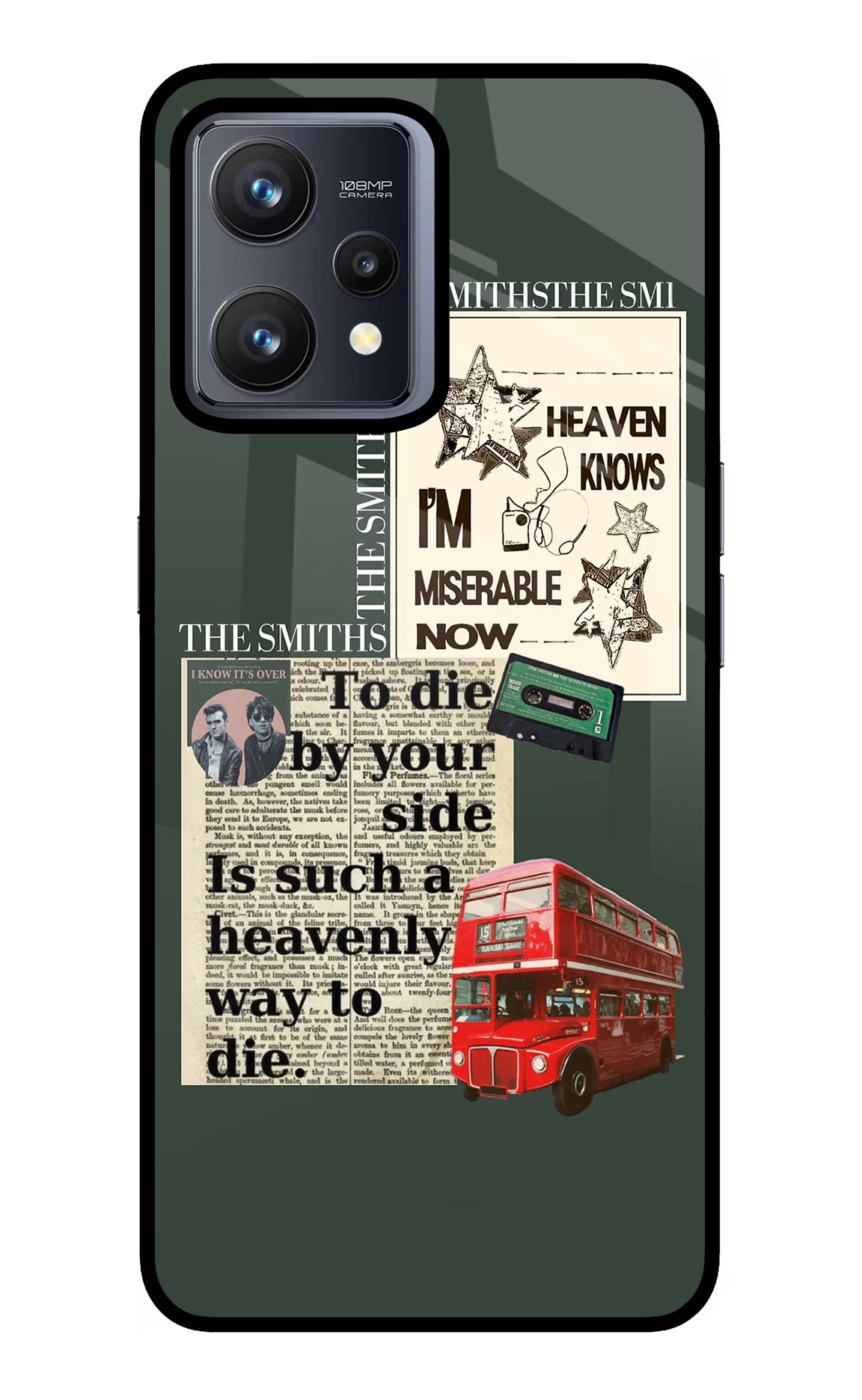 The Smiths Realme 9 4G Glass Case - The Smiths Realme 9 4G Glass Case The Smiths Realme 9 4G Glass Case