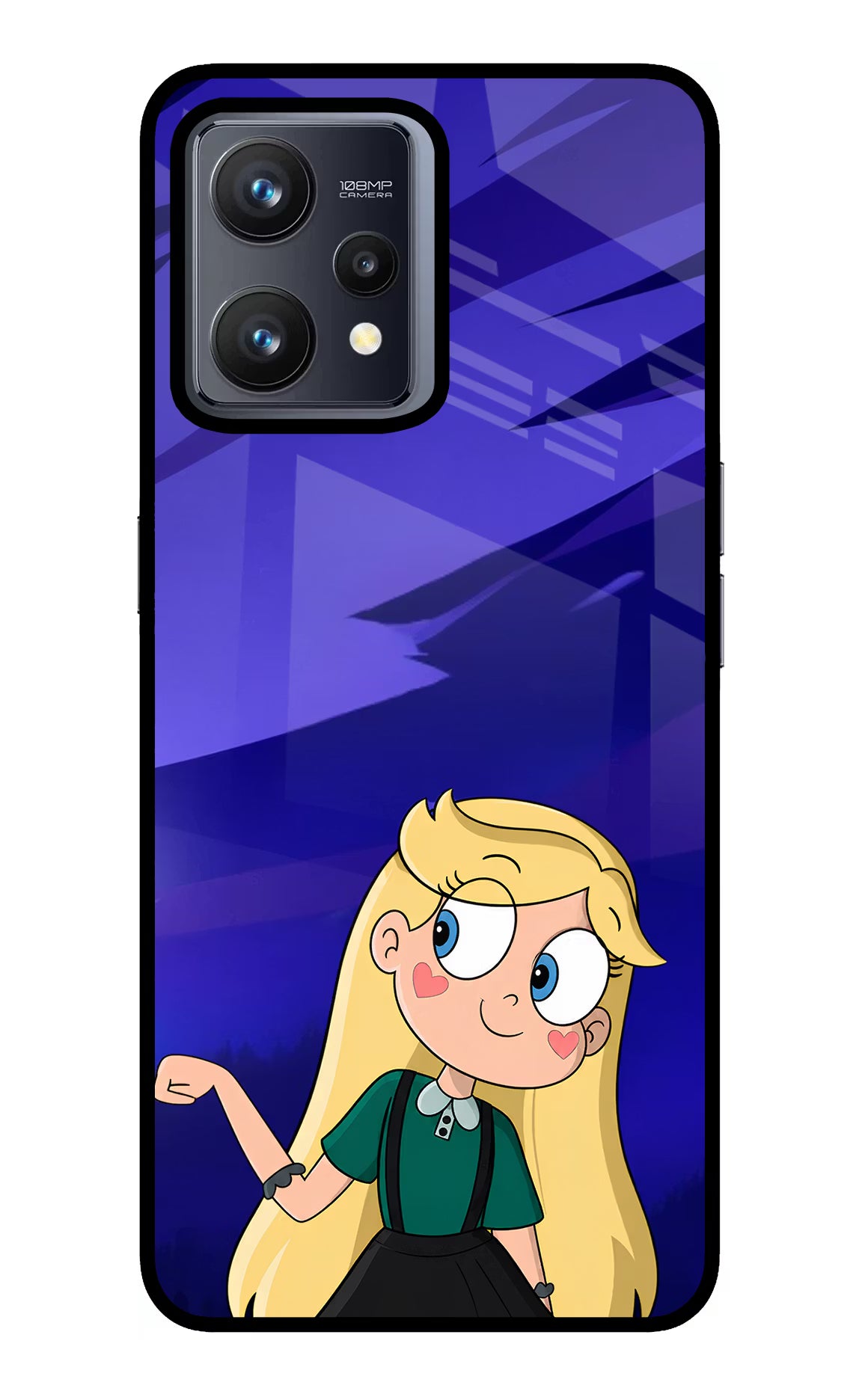 Star Glow Realme 9 4G Glass Case - Star Glow Realme 9 4G Glass Case Star Glow Realme 9 4G Glass Case