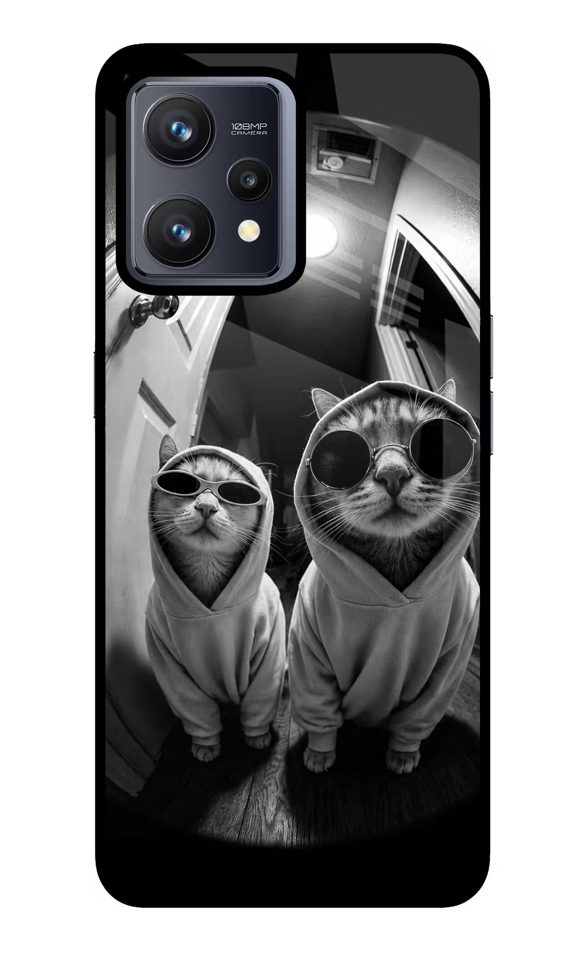 Hood Cats Realme 9 4G Glass Case - Hood Cats Realme 9 4G Glass Case Hood Cats Realme 9 4G Glass Case