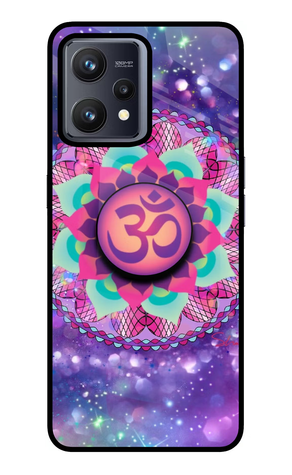 Om Purple Realme 9 4G Pop Case - Om Purple Realme 9 4G Pop Case by Casekaro Om Purple Realme 9 4G Pop Case by Casekaro