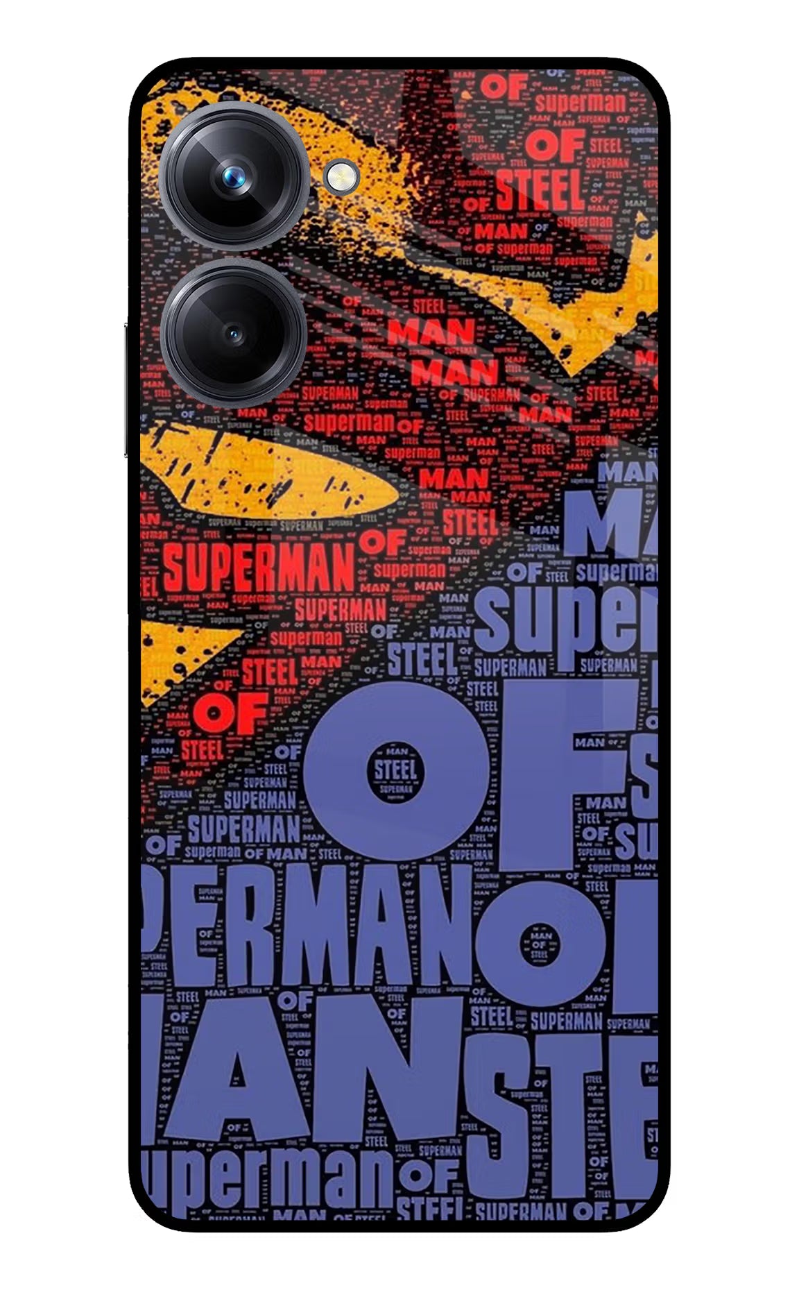 Superman Realme 10 Pro 5G Back Cover - Superman Realme 10 Pro 5G Glass Case Back Cover by Casekaro Superman Realme 10 Pro 5G Glass Case Back Cover by Casekaro