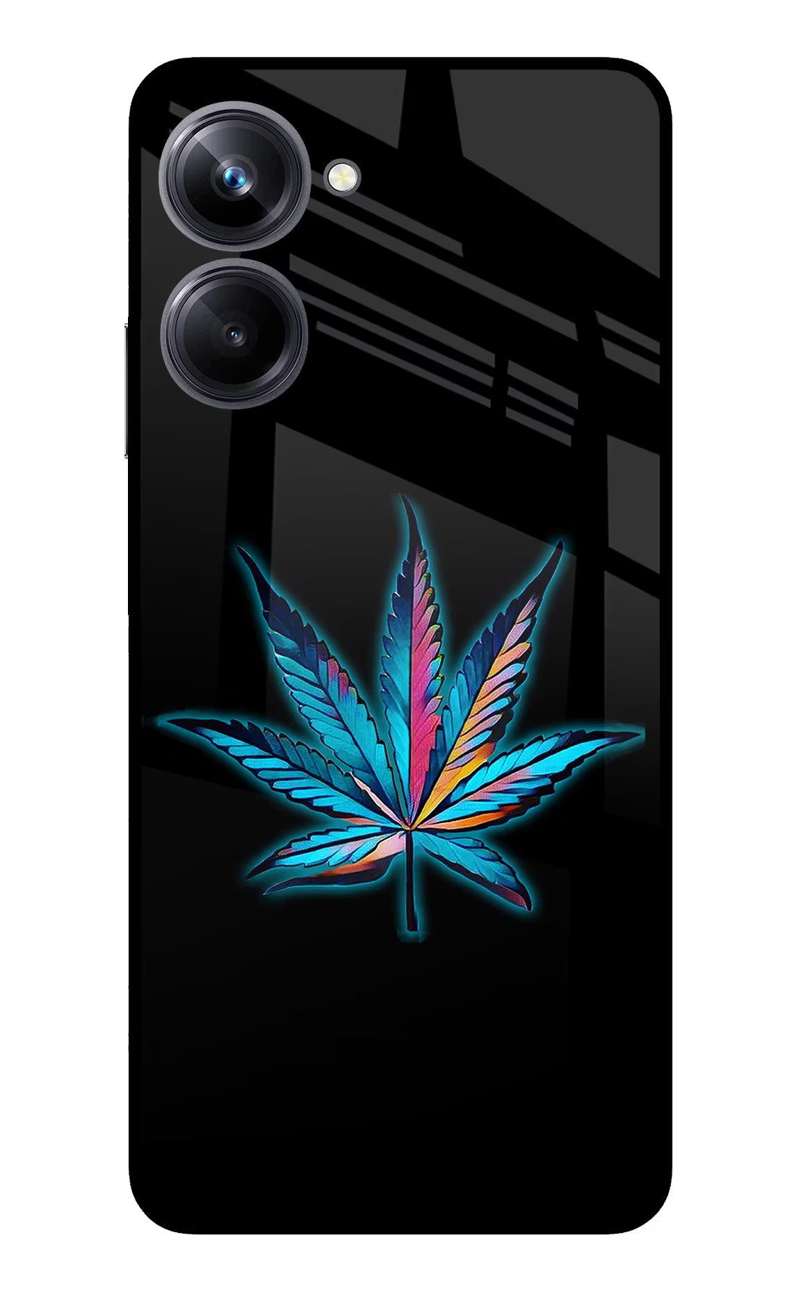 Weed Realme 10 Pro 5G Back Cover - Weed Realme 10 Pro 5G Glass Case Back Cover by Casekaro Weed Realme 10 Pro 5G Glass Case Back Cover by Casekaro