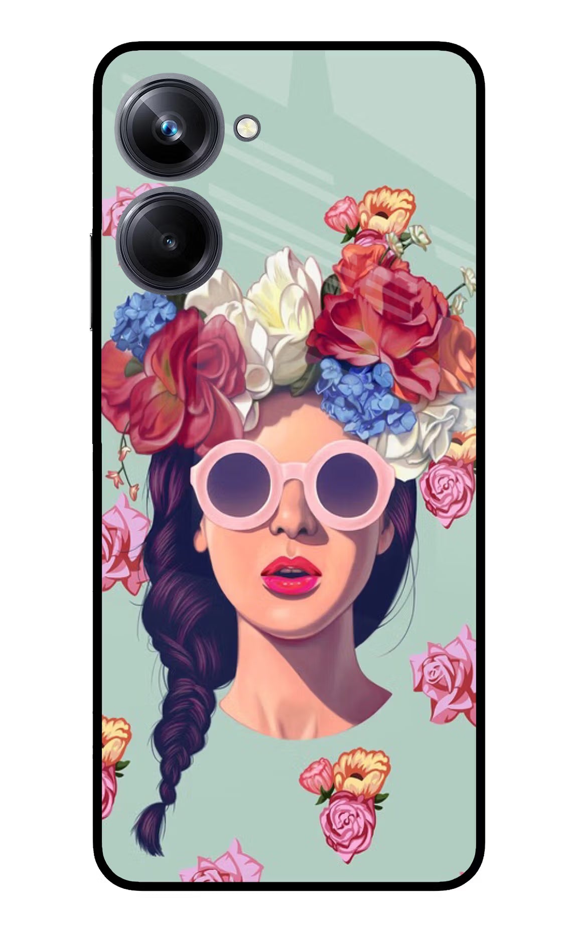 Pretty Girl Realme 10 Pro 5G Glass Case - Pretty Girl Realme 10 Pro 5G Glass Case Pretty Girl Realme 10 Pro 5G Glass Case