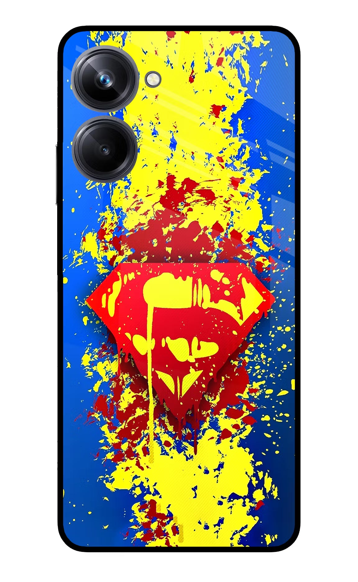 Superman logo Realme 10 Pro 5G Glass Case - Superman logo Realme 10 Pro 5G Glass Case Superman logo Realme 10 Pro 5G Glass Case