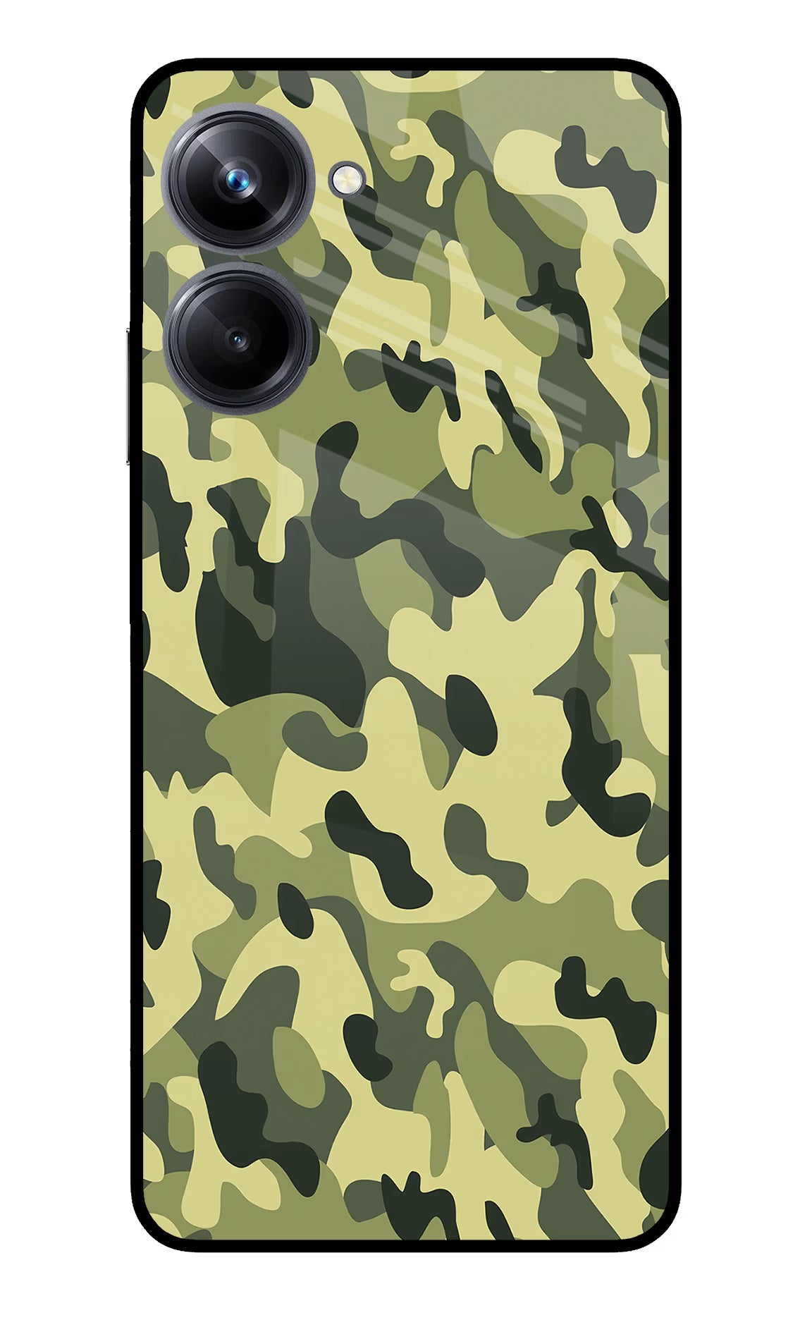 Camouflage Realme 10 Pro 5G Glass Case - Camouflage Realme 10 Pro 5G Glass Case Camouflage Realme 10 Pro 5G Glass Case