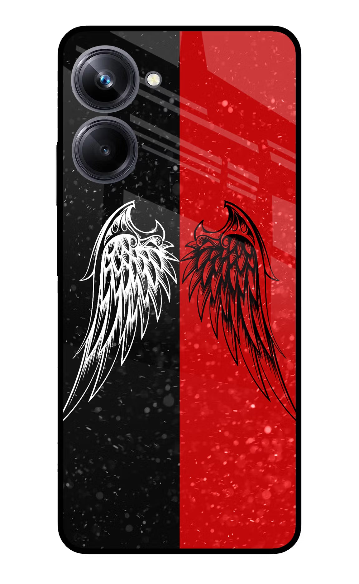 Wings Realme 10 Pro 5G Glass Case - Wings Realme 10 Pro 5G Glass Case Wings Realme 10 Pro 5G Glass Case