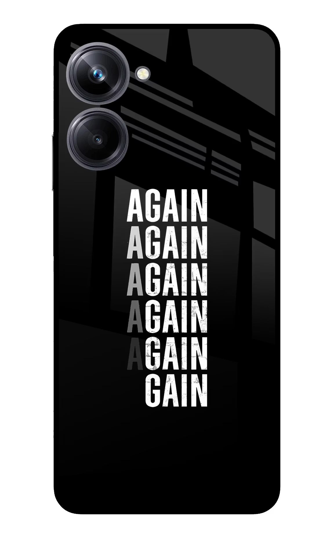 Again Again Gain Realme 10 Pro 5G Back Cover - Again Again Gain Realme 10 Pro 5G Glass Case Back Cover by Casekaro Again Again Gain Realme 10 Pro 5G Glass Case Back Cover by Casekaro
