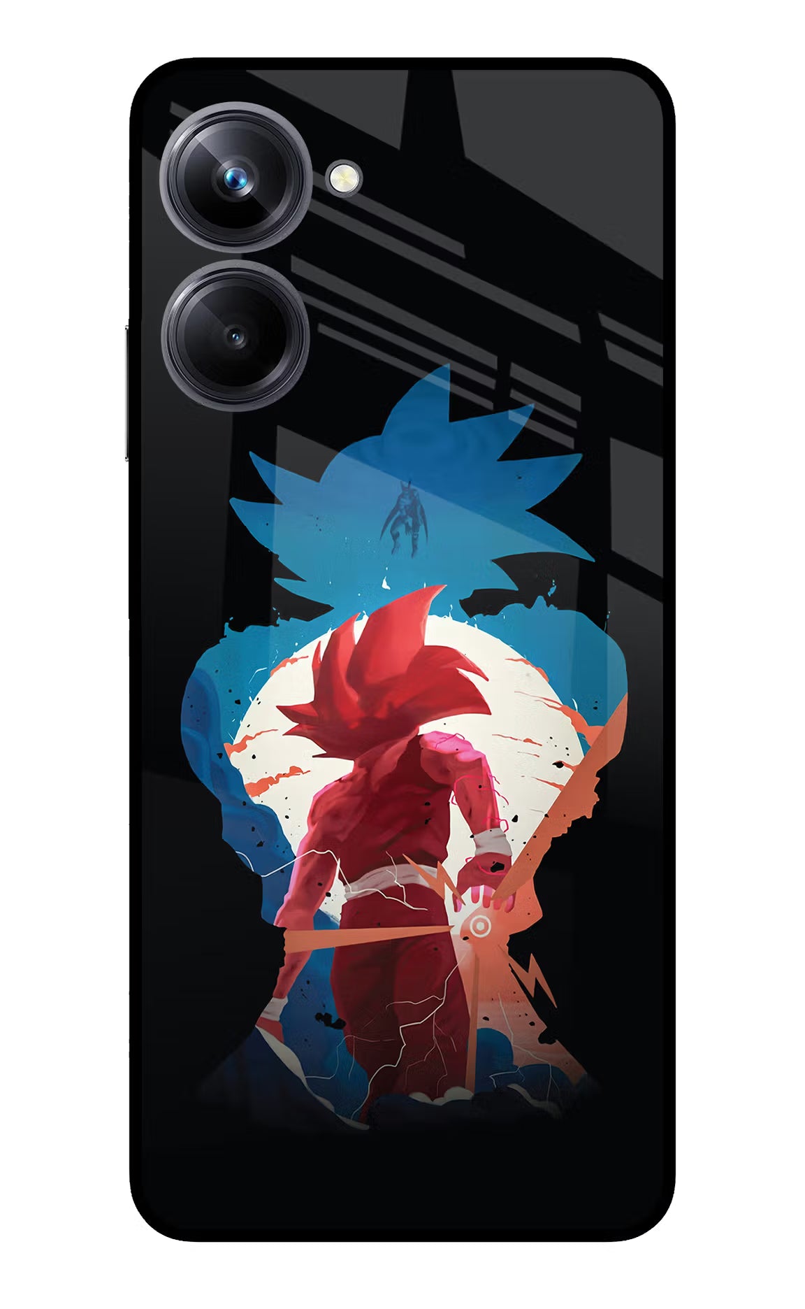 Goku Realme 10 Pro 5G Glass Case - Goku Realme 10 Pro 5G Glass Case Goku Realme 10 Pro 5G Glass Case