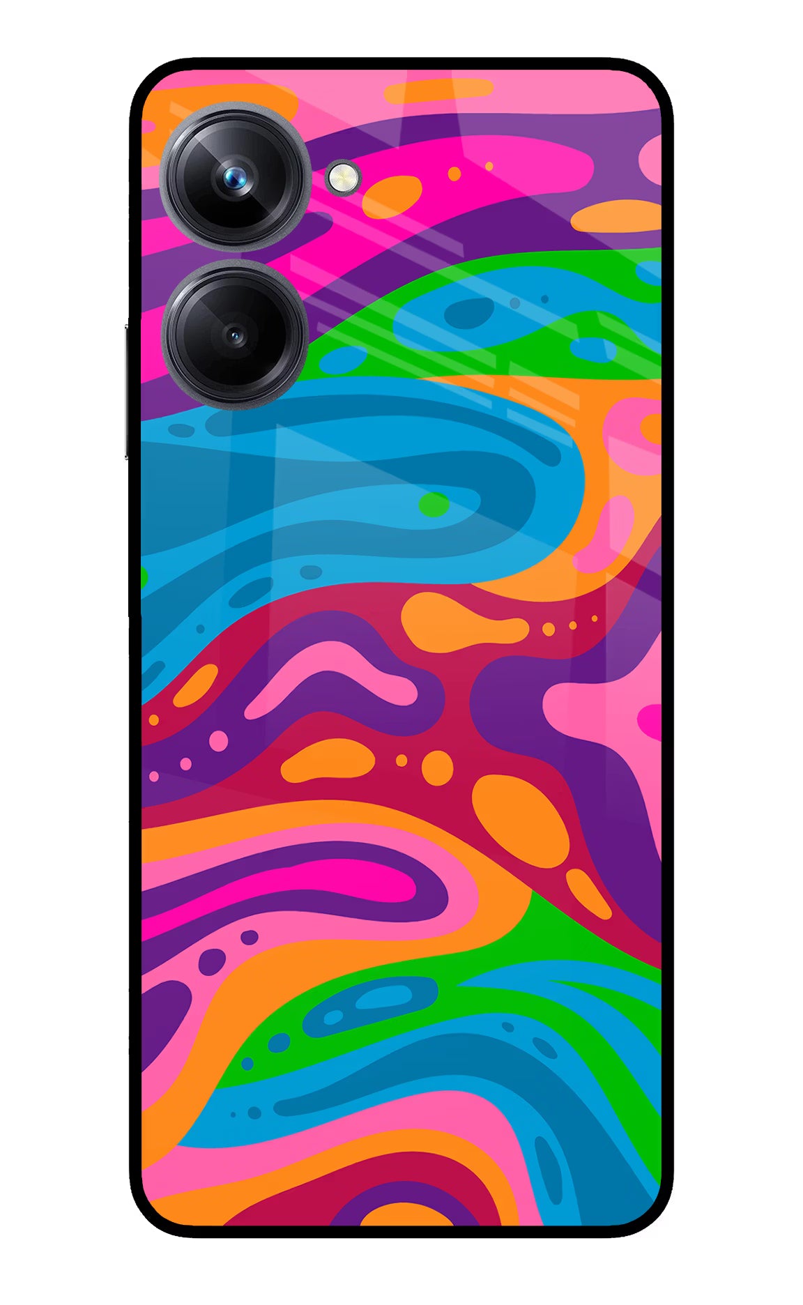 Trippy Pattern Realme 10 Pro 5G Glass Case - Trippy Pattern Realme 10 Pro 5G Glass Case Trippy Pattern Realme 10 Pro 5G Glass Case