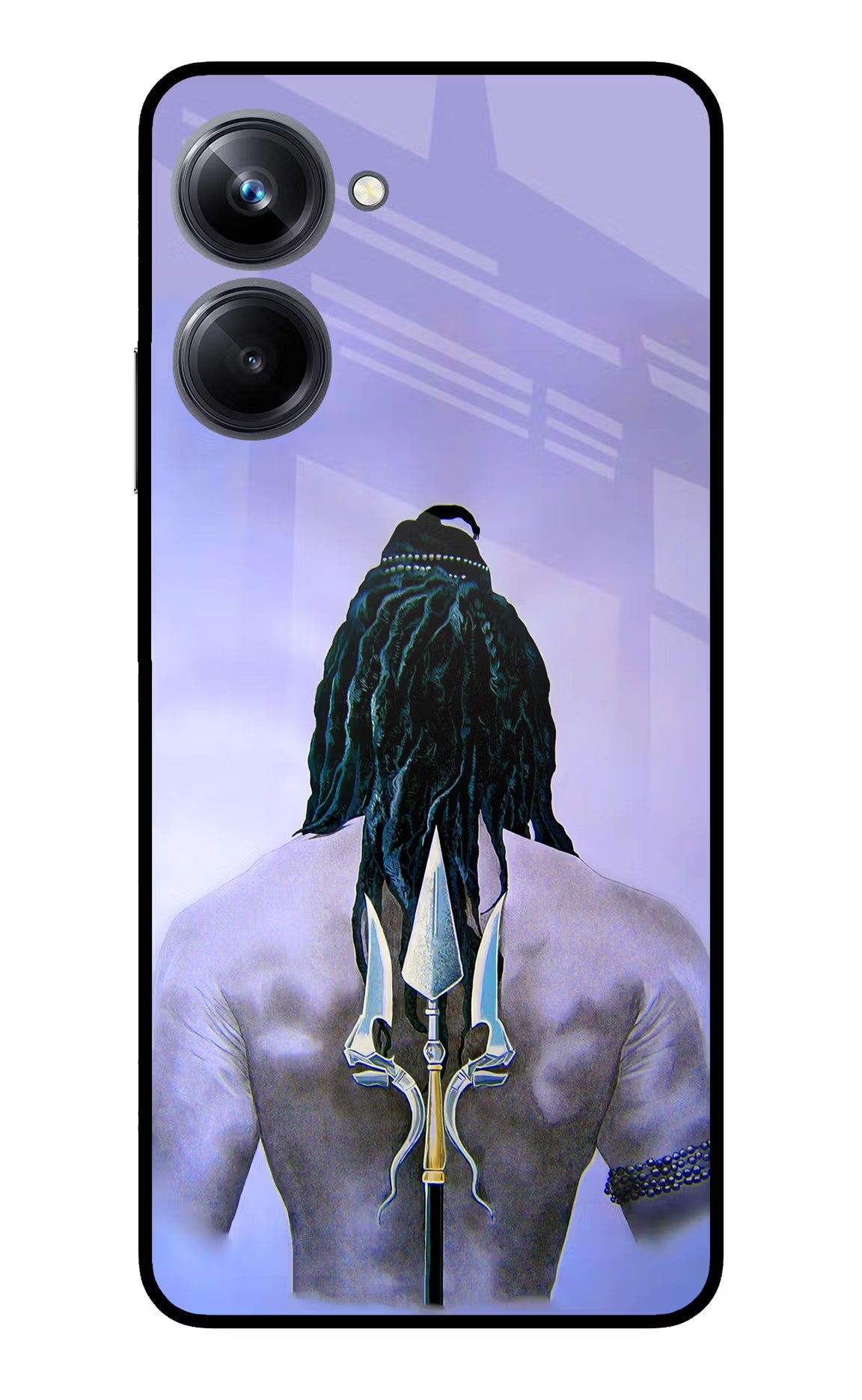 Shiva Realme 10 Pro 5G Back Cover - Shiva Realme 10 Pro 5G Glass Case Back Cover by Casekaro Shiva Realme 10 Pro 5G Glass Case Back Cover by Casekaro