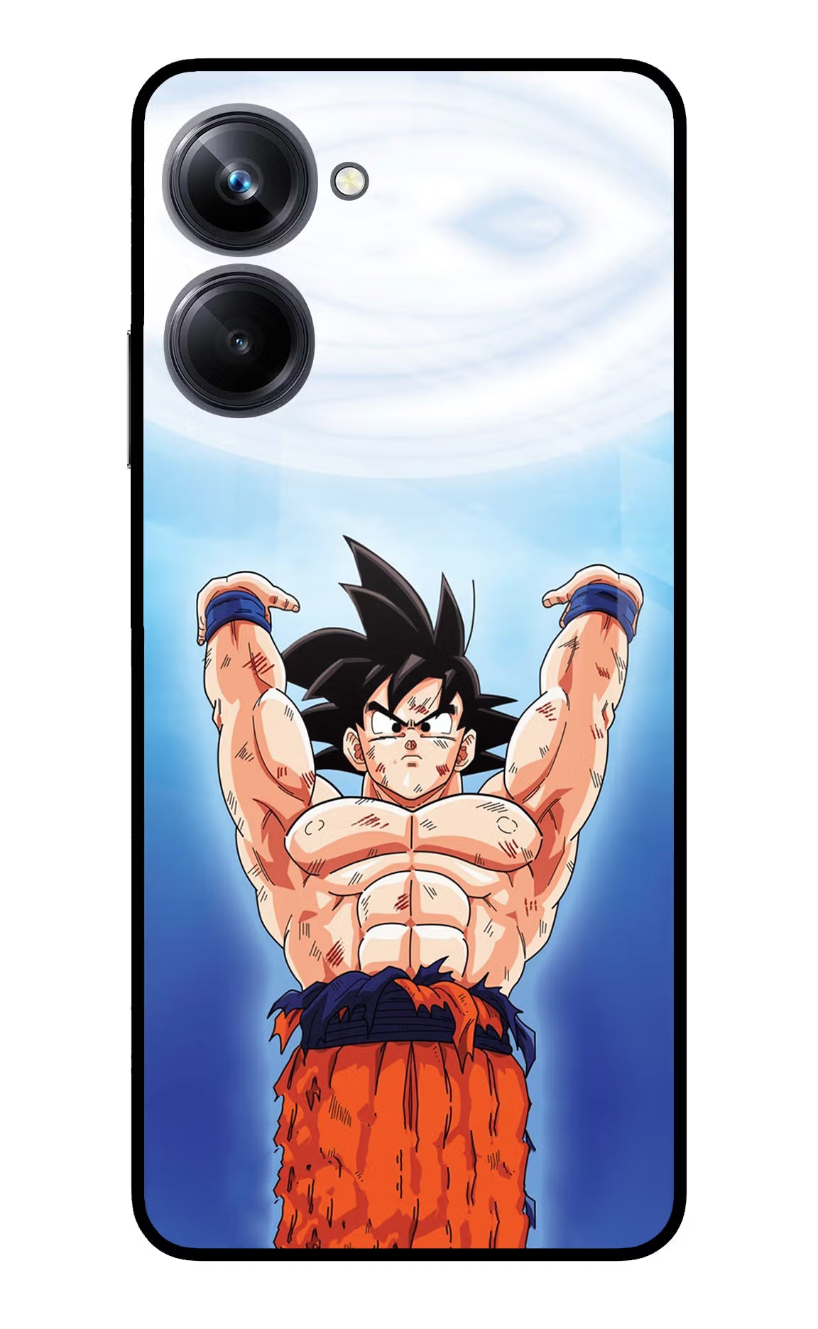 Goku Power Realme 10 Pro 5G Glass Case - Goku Power Realme 10 Pro 5G Glass Case Goku Power Realme 10 Pro 5G Glass Case