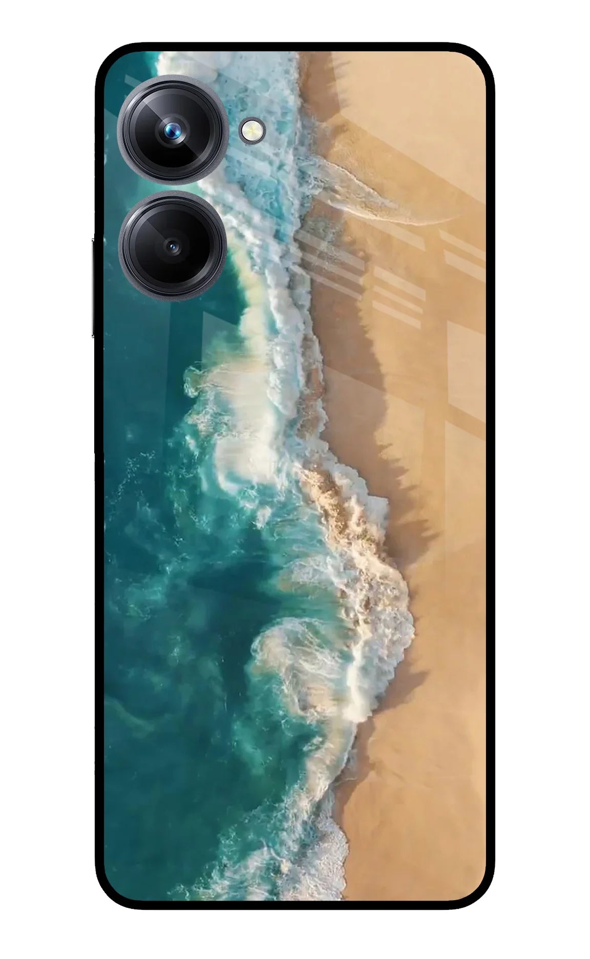 Ocean Beach Realme 10 Pro 5G Glass Case - Ocean Beach Realme 10 Pro 5G Glass Case Ocean Beach Realme 10 Pro 5G Glass Case