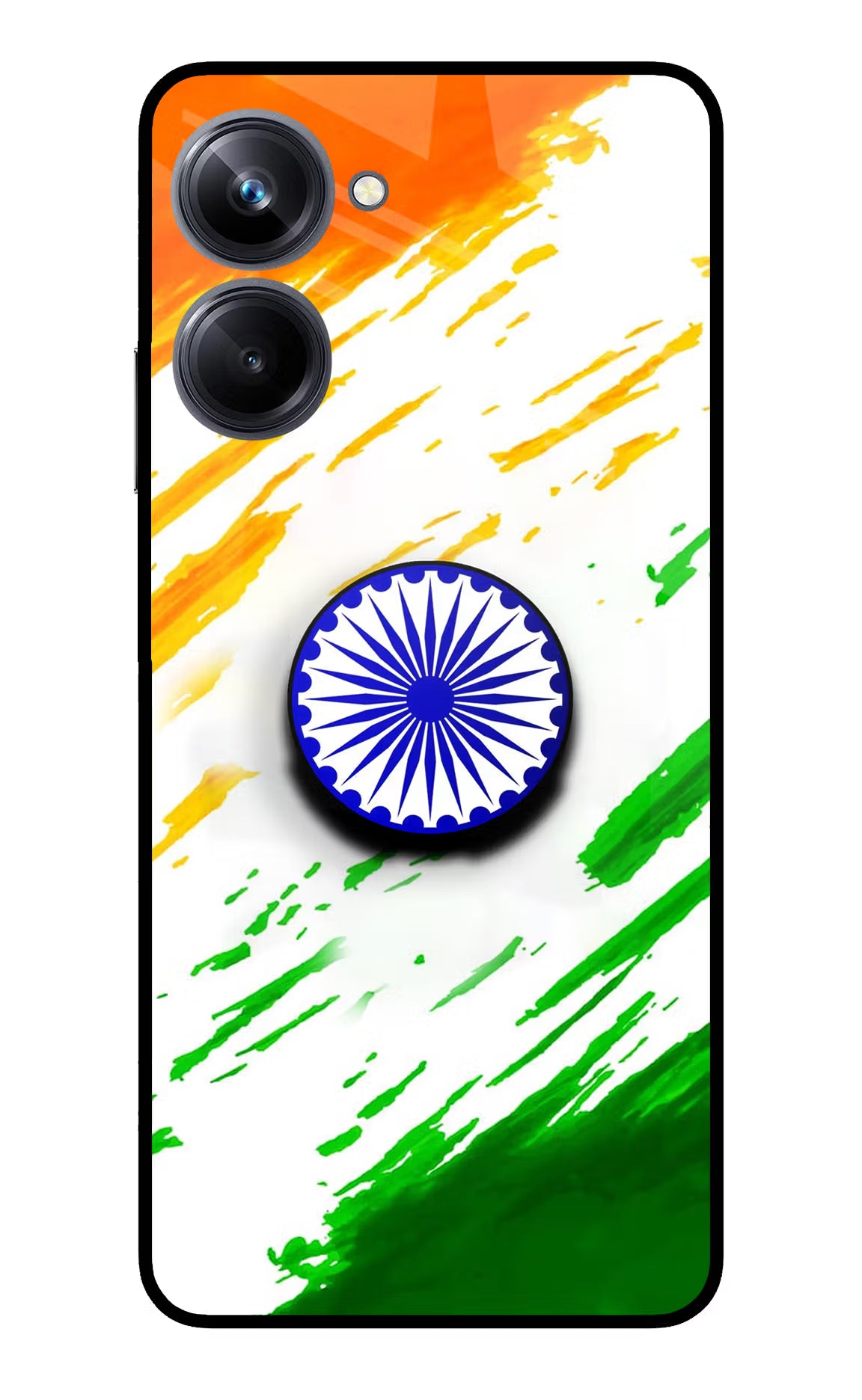 Indian Flag Ashoka Chakra Realme 10 Pro 5G Pop Case - Indian Flag Ashoka Chakra Realme 10 Pro 5G Pop Case by Casekaro Indian Flag Ashoka Chakra Realme 10 Pro 5G Pop Case by Casekaro