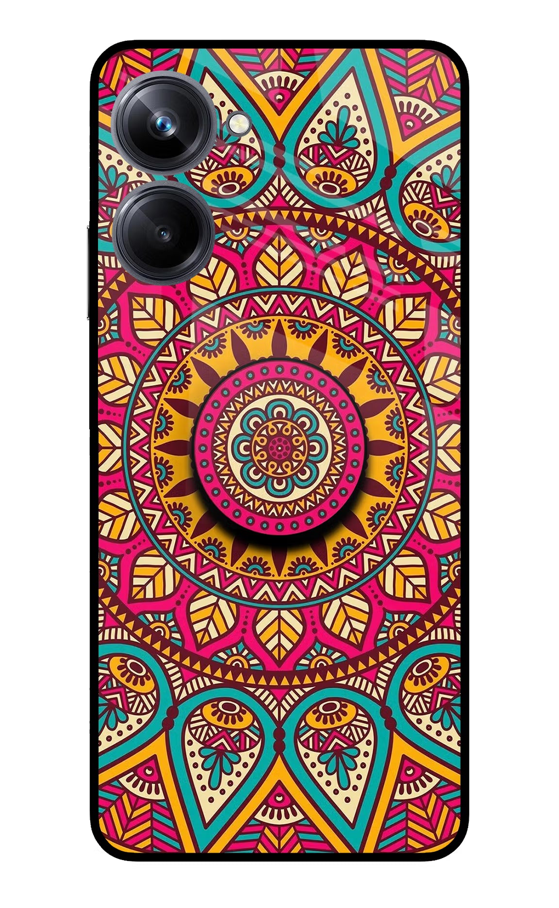 Mandala Realme 10 Pro 5G Pop Case - Mandala Realme 10 Pro 5G Pop Case by Casekaro Mandala Realme 10 Pro 5G Pop Case by Casekaro