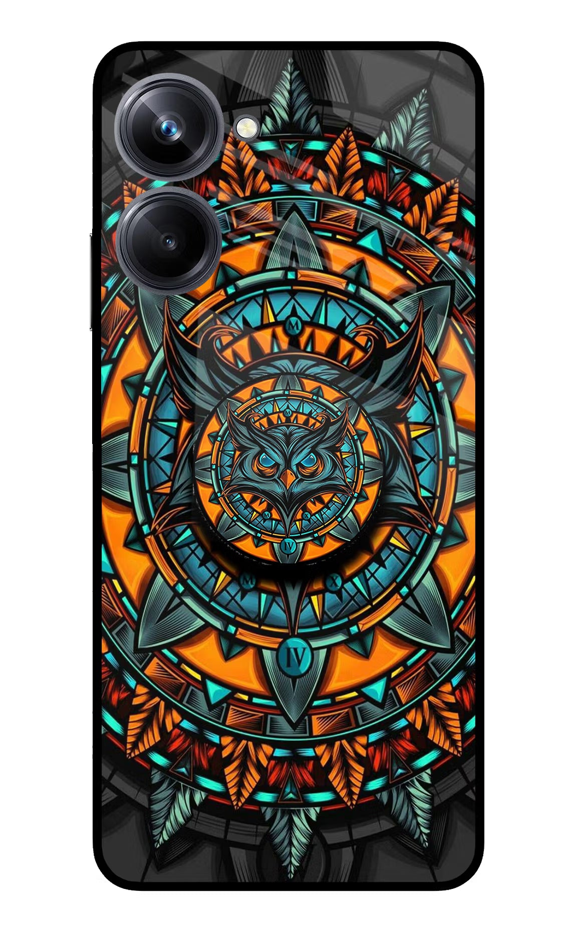 Angry Owl Realme 10 Pro 5G Pop Case - Angry Owl Realme 10 Pro 5G Pop Case by Casekaro Angry Owl Realme 10 Pro 5G Pop Case by Casekaro