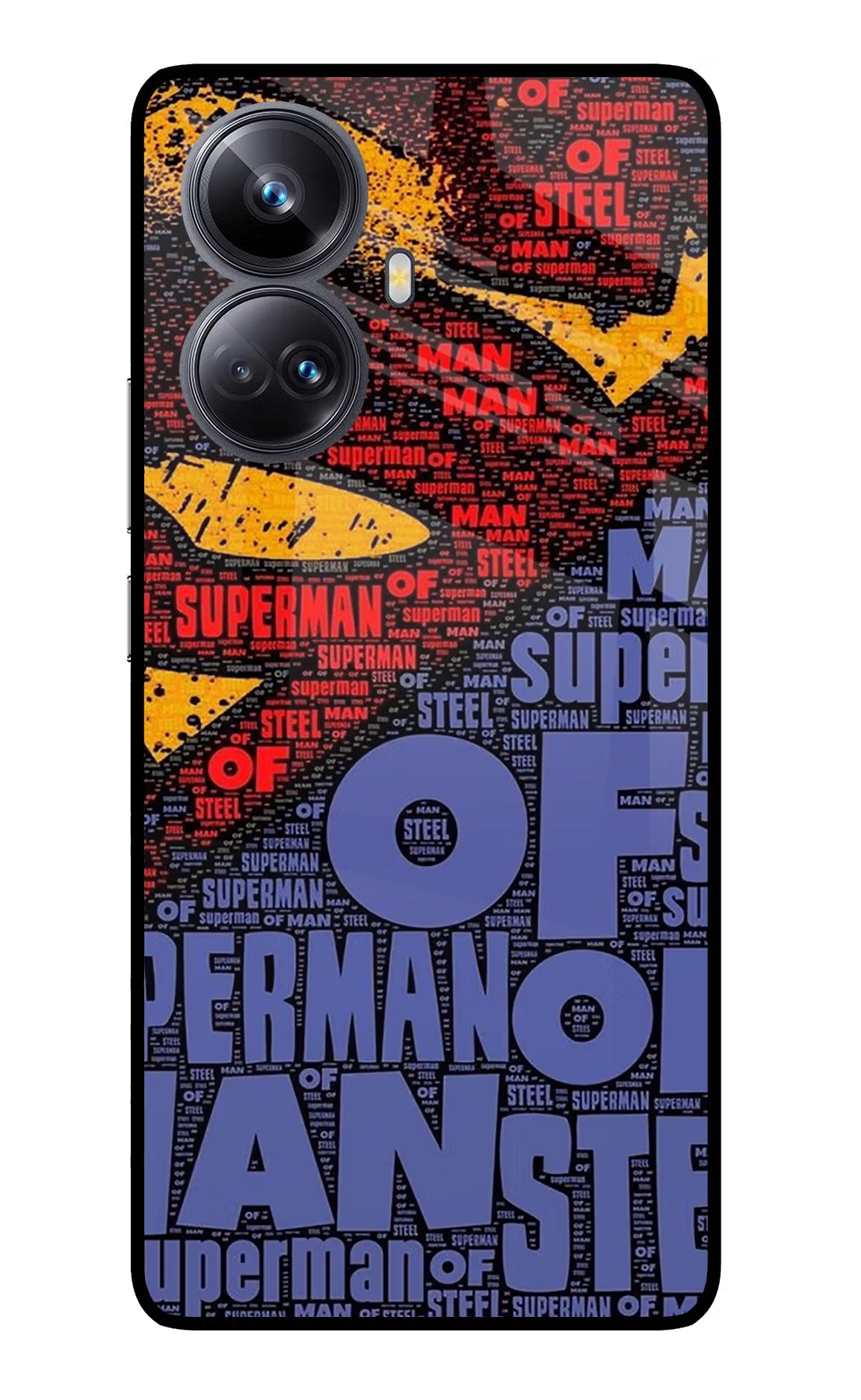 Superman Realme 10 Pro+ 5G Glass Case - Superman Realme 10 Pro+ 5G Glass Case Superman Realme 10 Pro+ 5G Glass Case