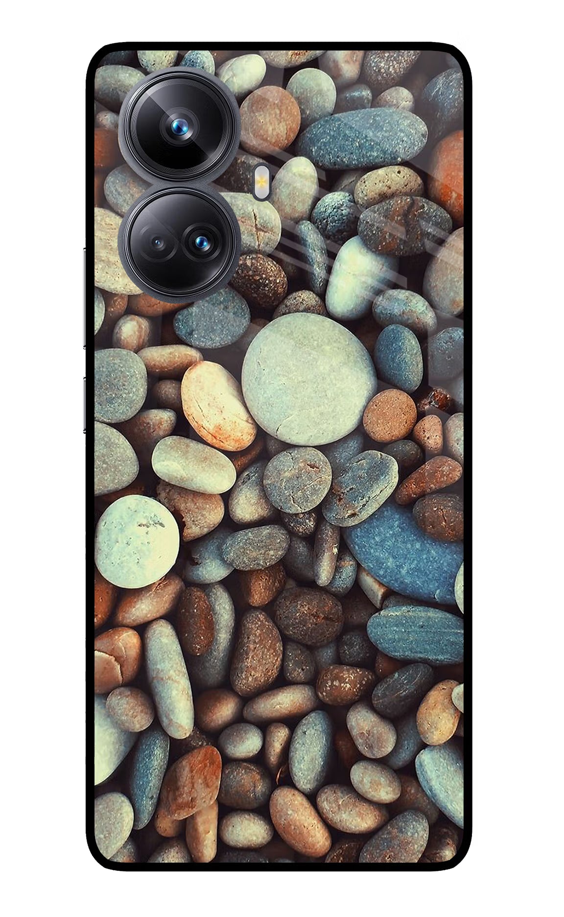 Pebble Realme 10 Pro+ 5G Glass Case - Pebble Realme 10 Pro+ 5G Glass Case Pebble Realme 10 Pro+ 5G Glass Case