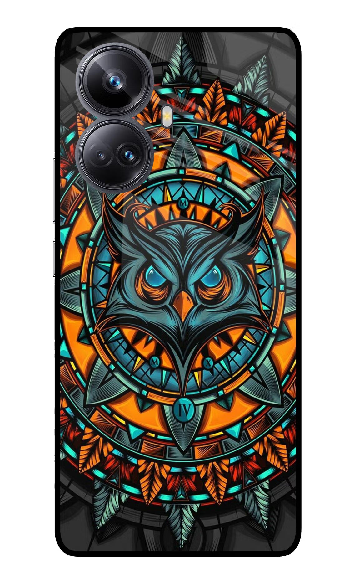 Angry Owl Art Realme 10 Pro+ 5G Glass Case - Angry Owl Art Realme 10 Pro+ 5G Glass Case Angry Owl Art Realme 10 Pro+ 5G Glass Case