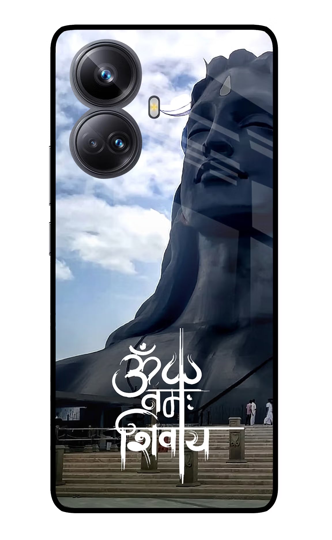 Om Namah Shivay Realme 10 Pro+ 5G Glass Case - Om Namah Shivay Realme 10 Pro+ 5G Glass Case Om Namah Shivay Realme 10 Pro+ 5G Glass Case