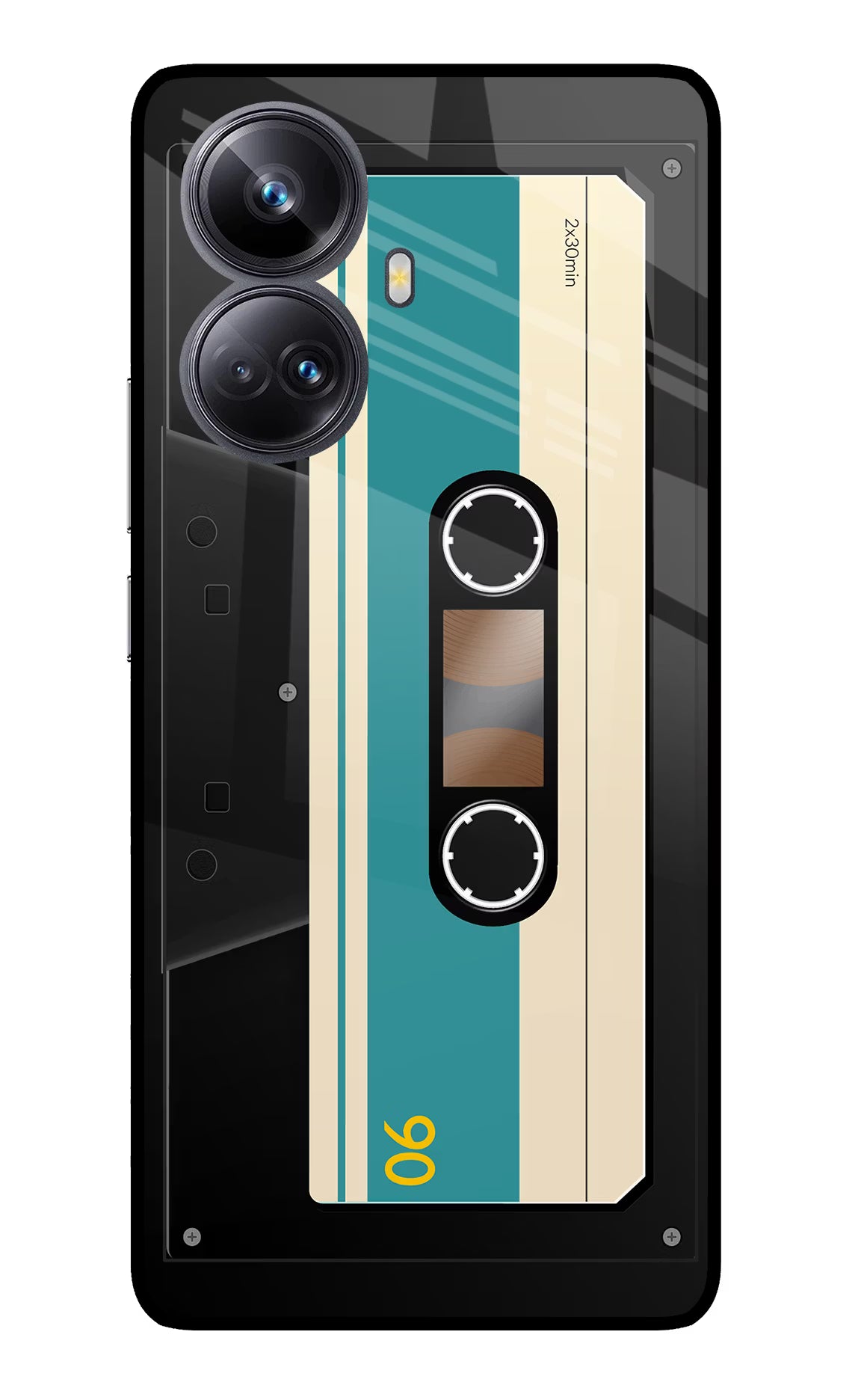 Cassette Realme 10 Pro+ 5G Glass Case - Cassette Realme 10 Pro+ 5G Glass Case Cassette Realme 10 Pro+ 5G Glass Case