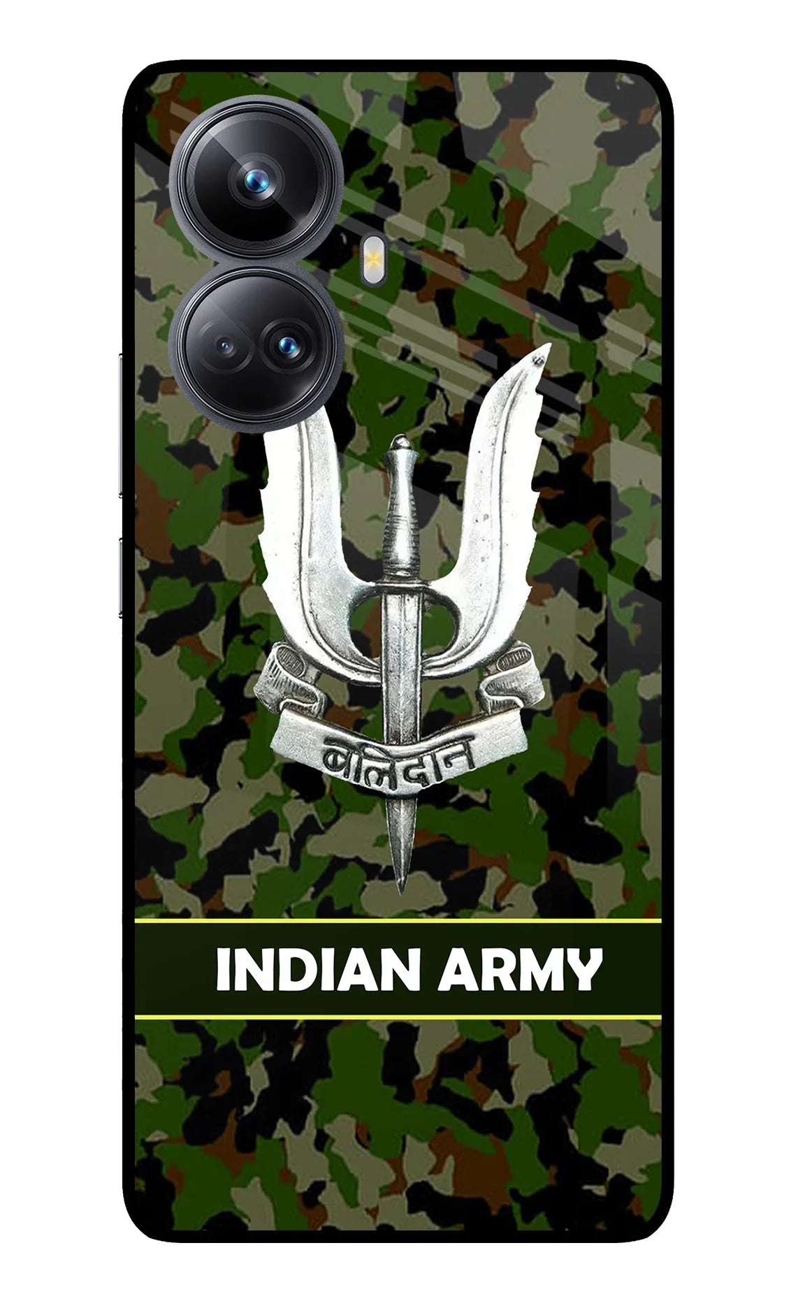 Balidan Indian Logo Realme 10 Pro+ 5G Glass Case - Balidan Indian Logo Realme 10 Pro+ 5G Glass Case Balidan Indian Logo Realme 10 Pro+ 5G Glass Case