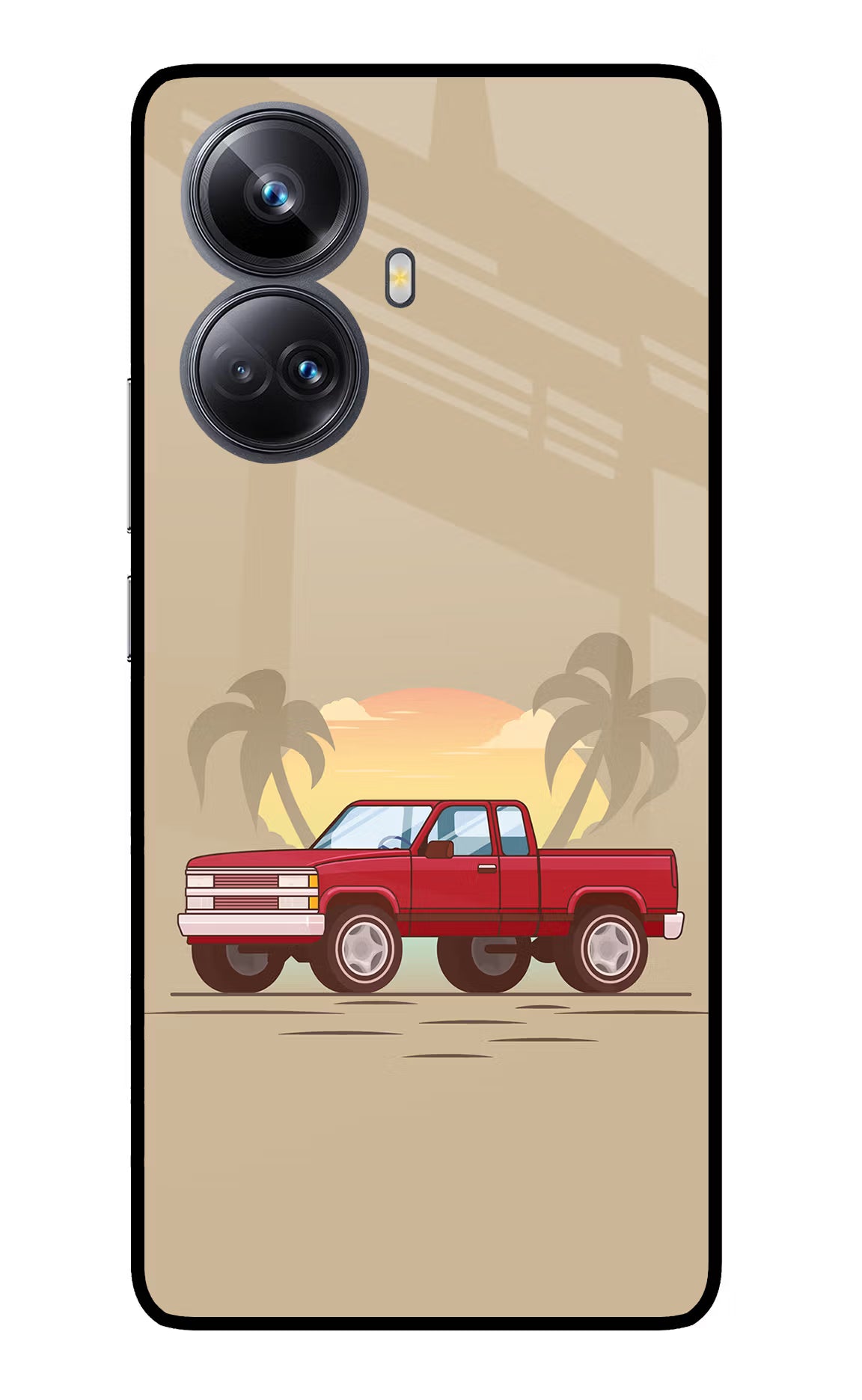 Desert Classic Drive Realme 10 Pro+ 5G Glass Case - Desert Classic Drive Realme 10 Pro+ 5G Glass Case Desert Classic Drive Realme 10 Pro+ 5G Glass Case