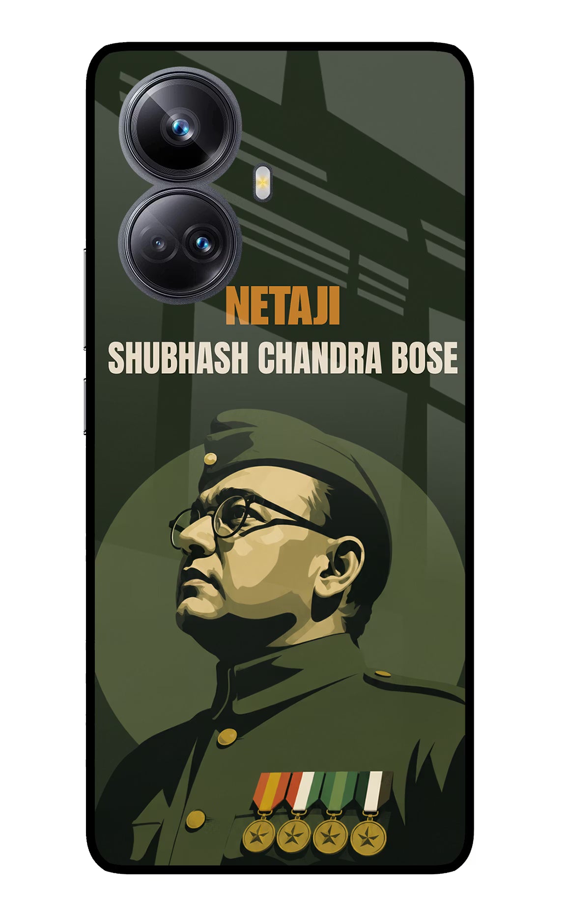 Netaji Legacy Realme 10 Pro+ 5G Glass Case - Netaji Legacy Realme 10 Pro+ 5G Glass Case Netaji Legacy Realme 10 Pro+ 5G Glass Case