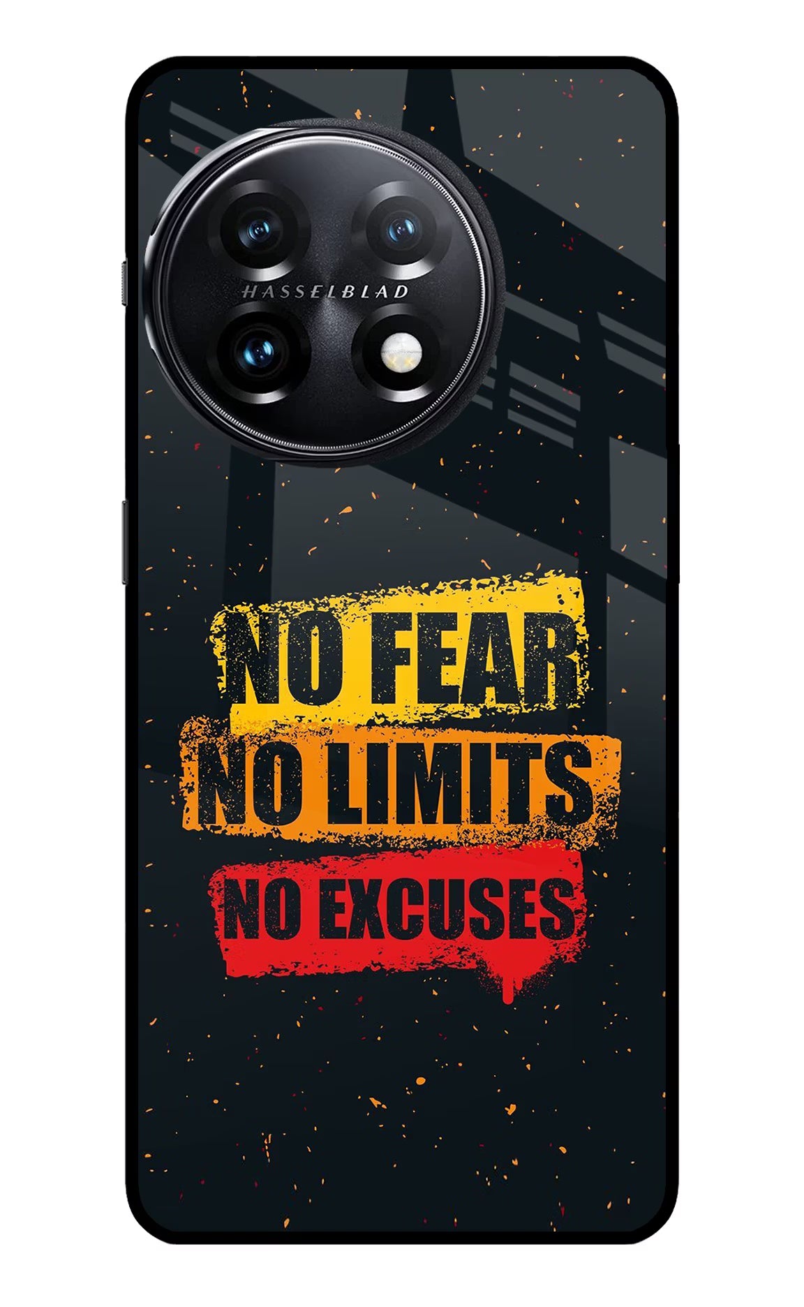 No Fear No Limits No Excuse OnePlus 11 5G Glass Case - No Fear No Limits No Excuse OnePlus 11 5G Glass Case No Fear No Limits No Excuse OnePlus 11 5G Glass Case