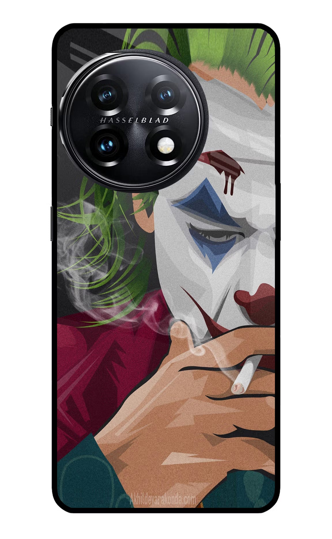 Joker Smoking OnePlus 11 5G Glass Case - Joker Smoking OnePlus 11 5G Glass Case Joker Smoking OnePlus 11 5G Glass Case