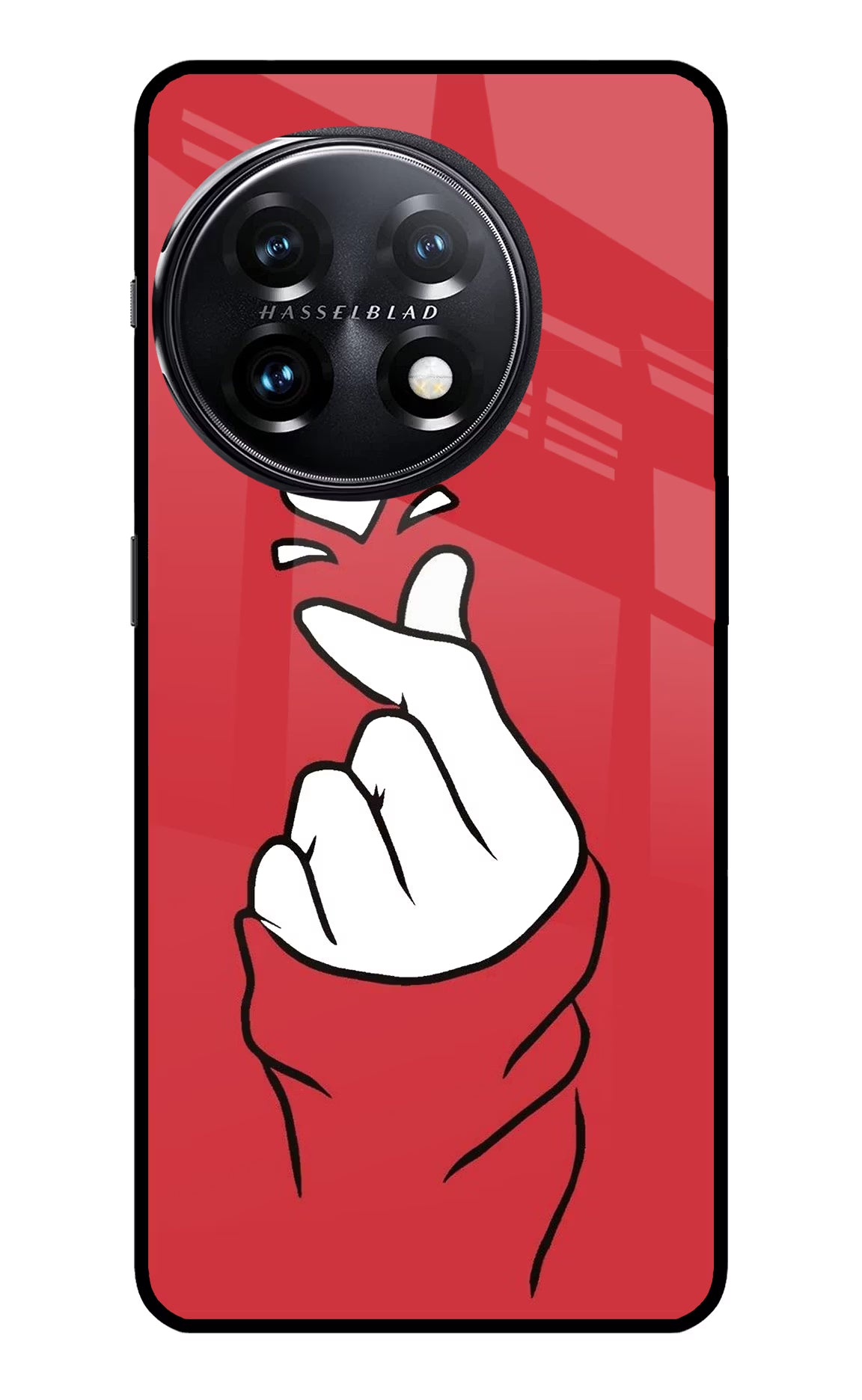 Korean Love Sign OnePlus 11 5G Glass Case - Korean Love Sign OnePlus 11 5G Glass Case Korean Love Sign OnePlus 11 5G Glass Case