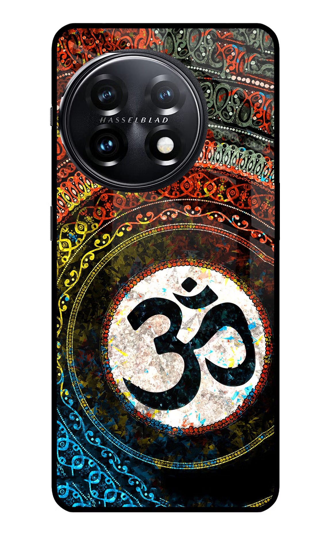Om Cultural OnePlus 11 5G Glass Case - Om Cultural OnePlus 11 5G Glass Case Om Cultural OnePlus 11 5G Glass Case