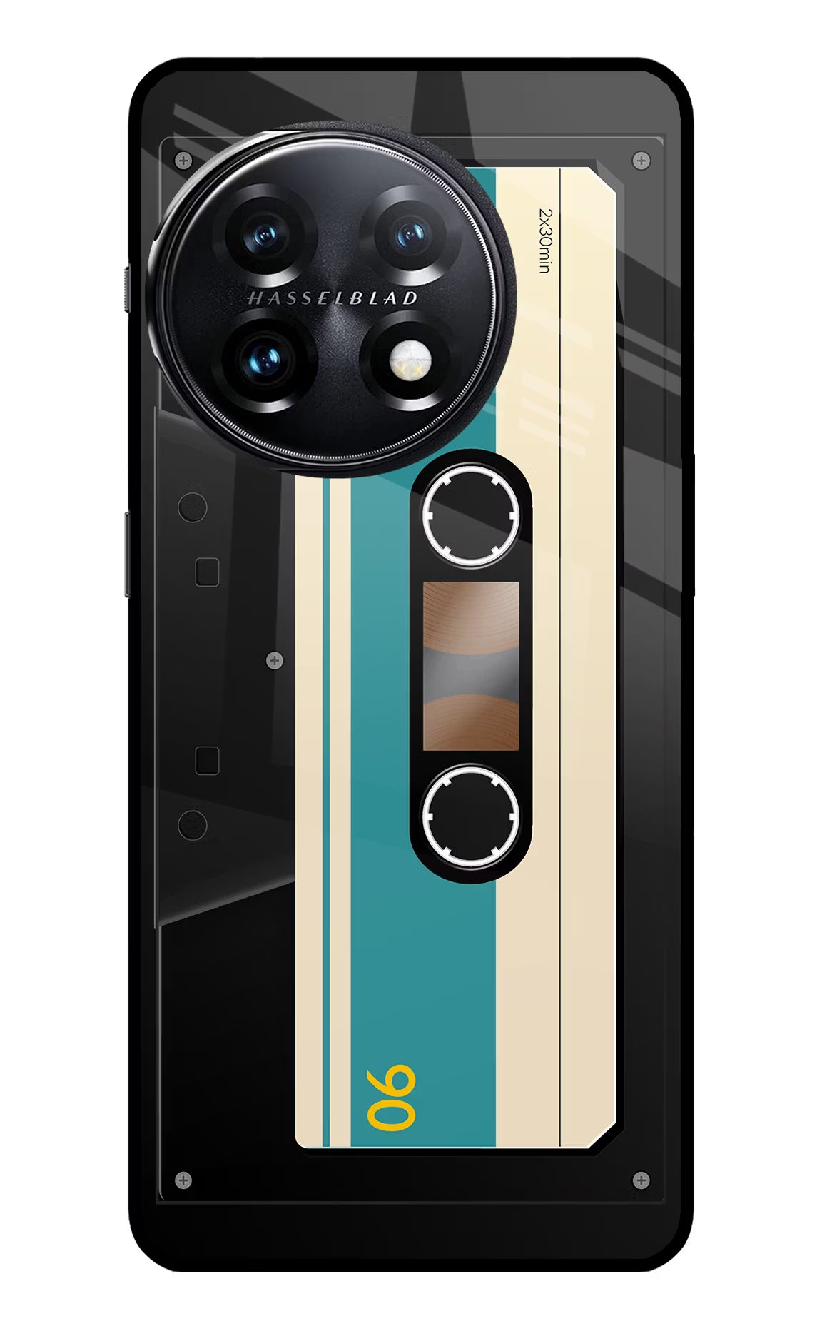 Cassette OnePlus 11 5G Glass Case - Cassette OnePlus 11 5G Glass Case Cassette OnePlus 11 5G Glass Case