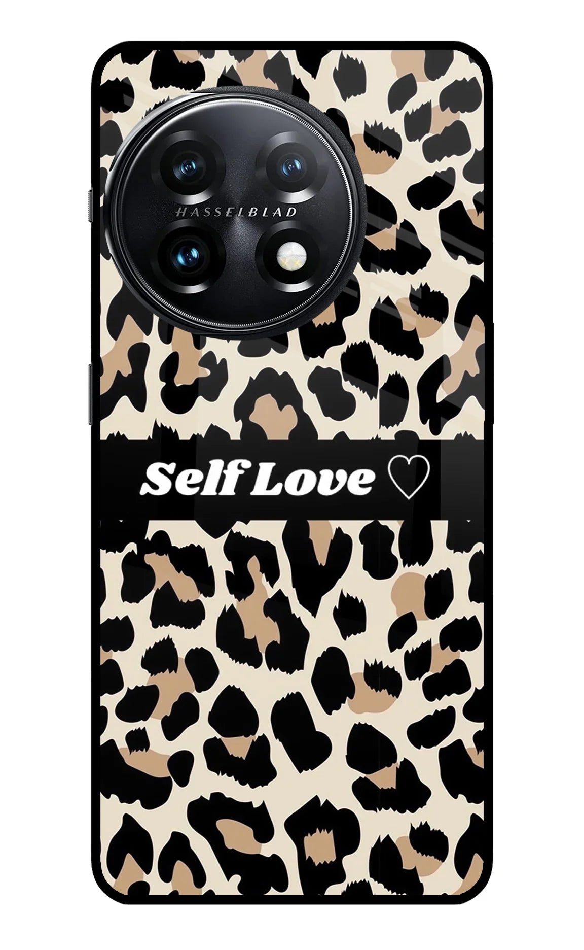 Leopard Print Self Love OnePlus 11 5G Glass Case - Leopard Print Self Love OnePlus 11 5G Glass Case Leopard Print Self Love OnePlus 11 5G Glass Case