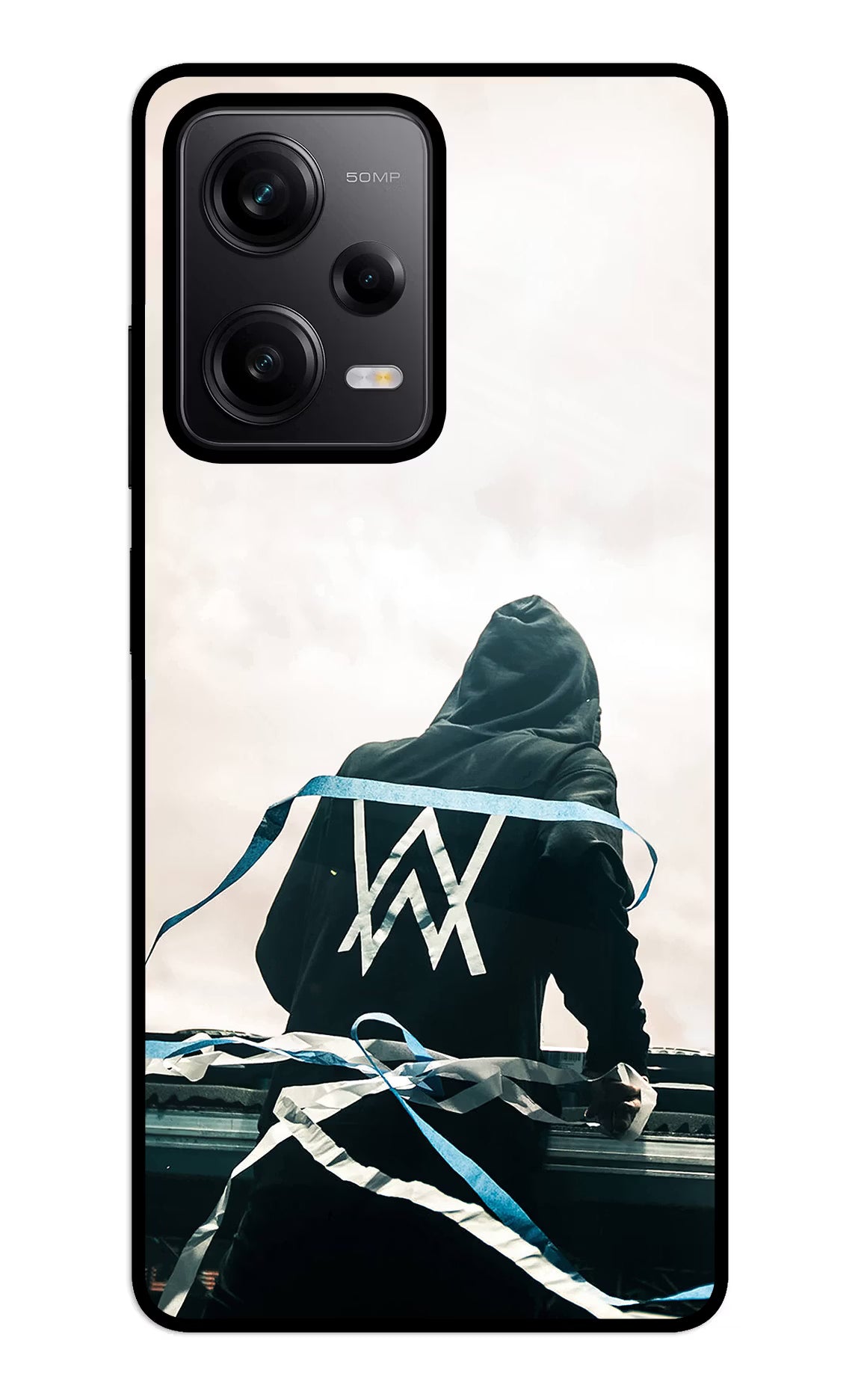 Alan Walker Redmi Note 12 5G Back Cover - Alan Walker Redmi Note 12 5G Glass Case Back Cover by Casekaro Alan Walker Redmi Note 12 5G Glass Case Back Cover by Casekaro